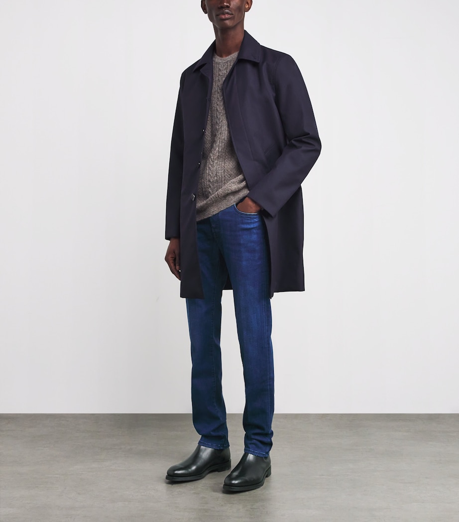 Crocodile Skin-Patch Bard Slim Jeans 200D Image 2