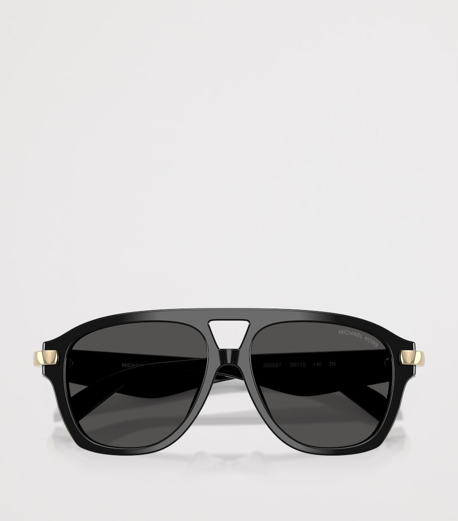 Michael Kors Grenada Pilot Sunglasses Black Image 5