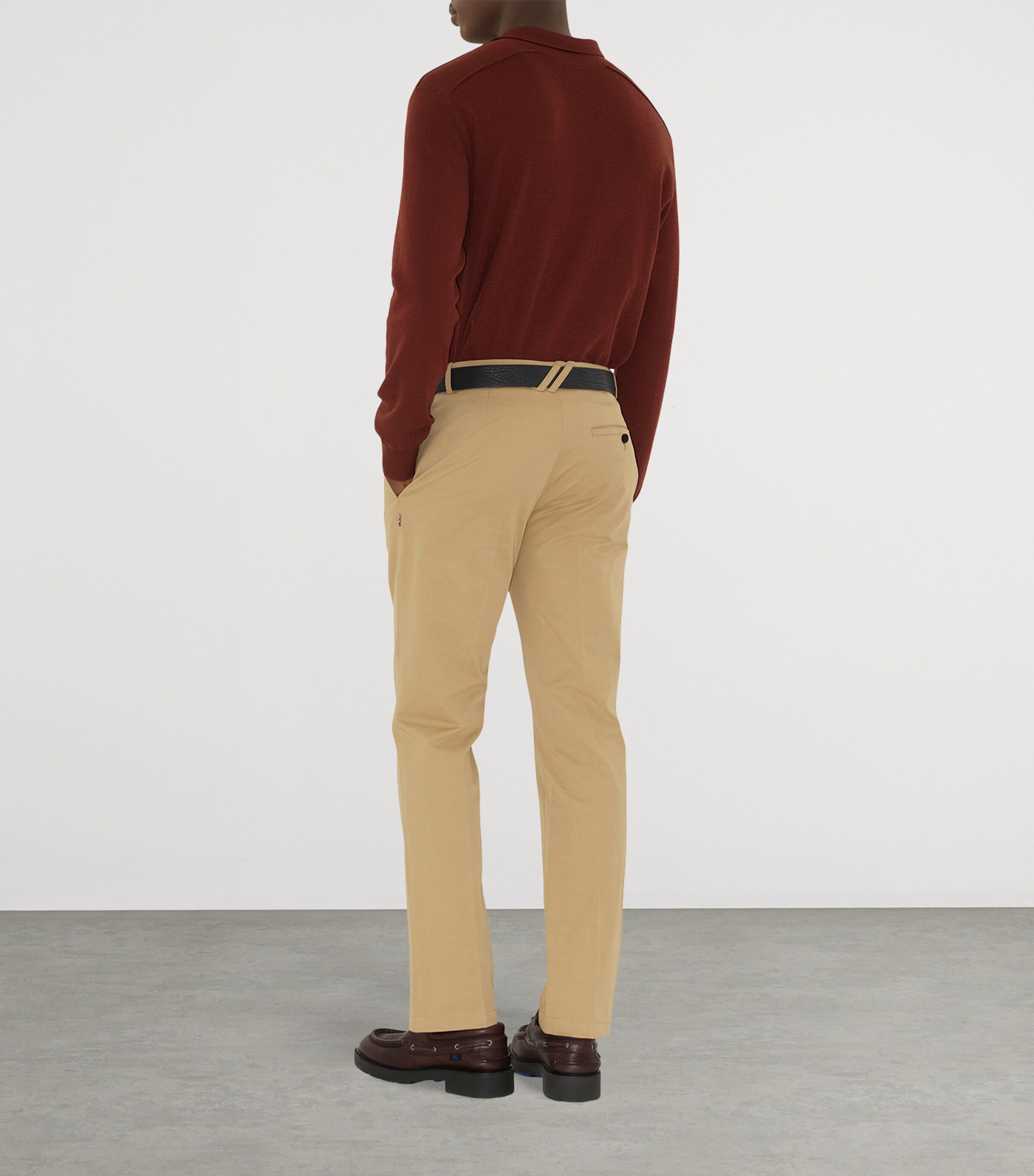 Cotton Tailored Trousers FLAX Image 5