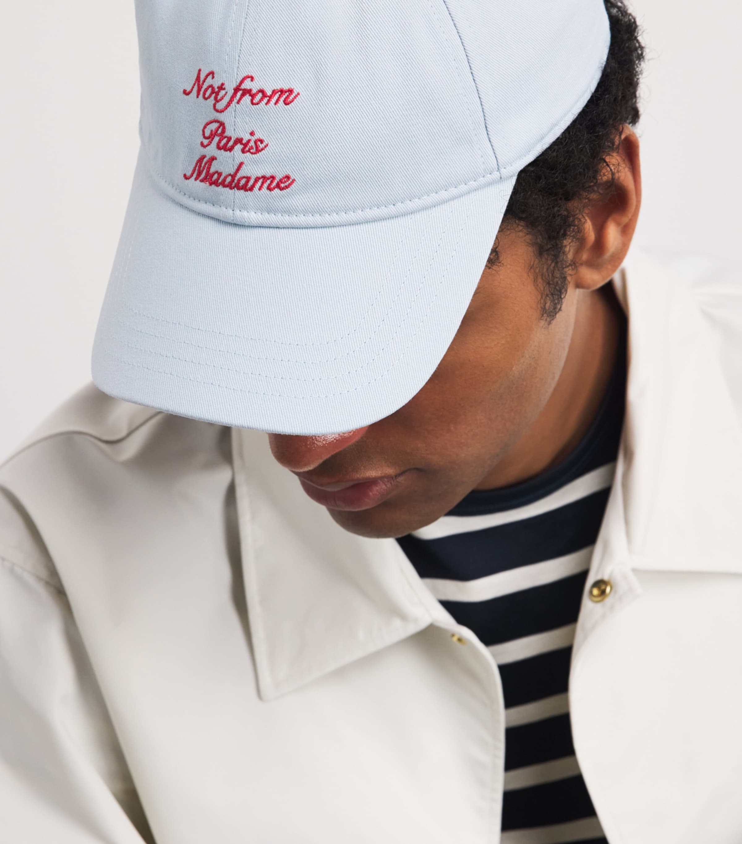 Drôle De Monsieur Cotton La Casquette Baseball Cap Lbe / Light Blue Image 2