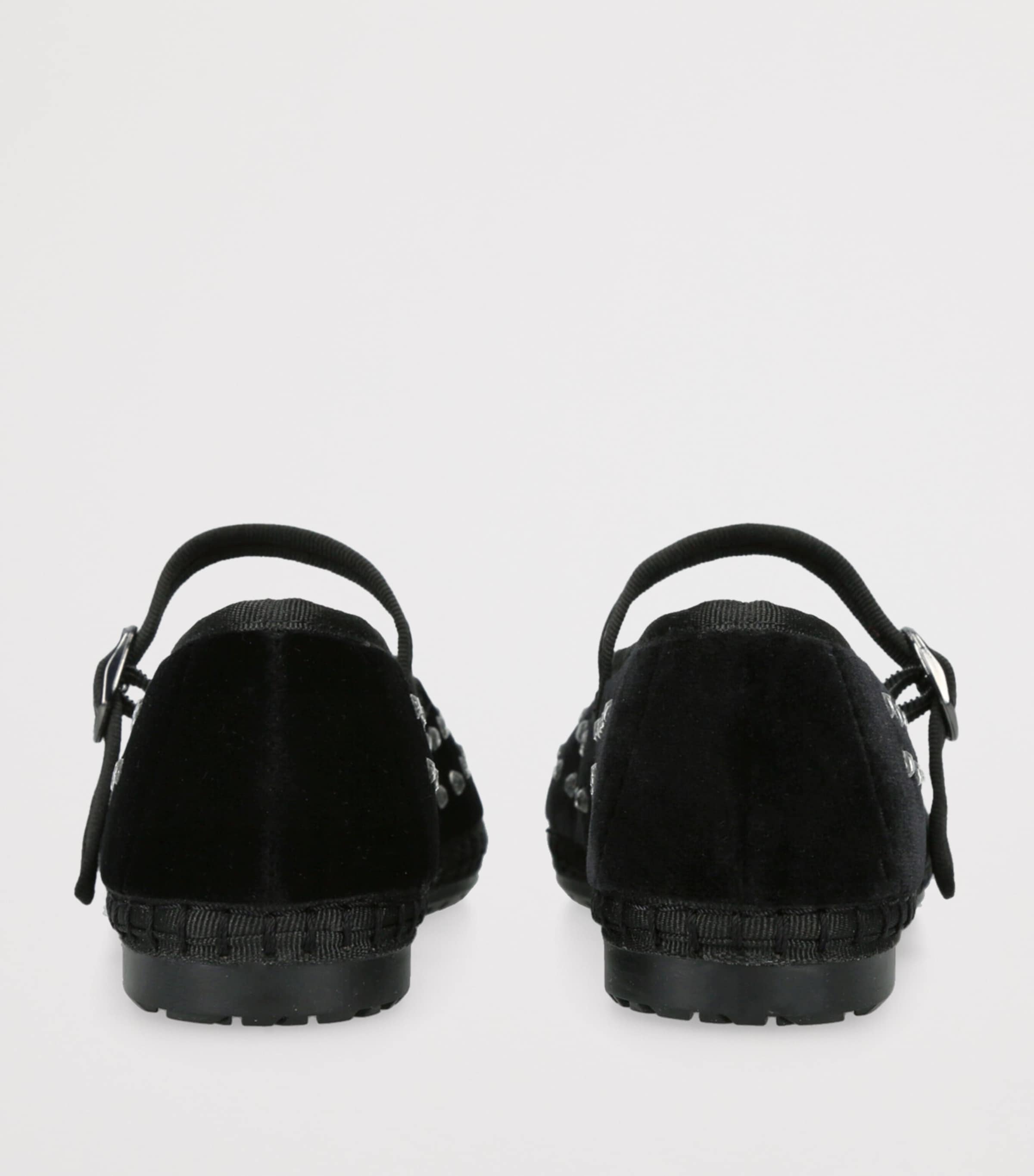 Flabelus Embellished Mae Mary Janes Black Image 2