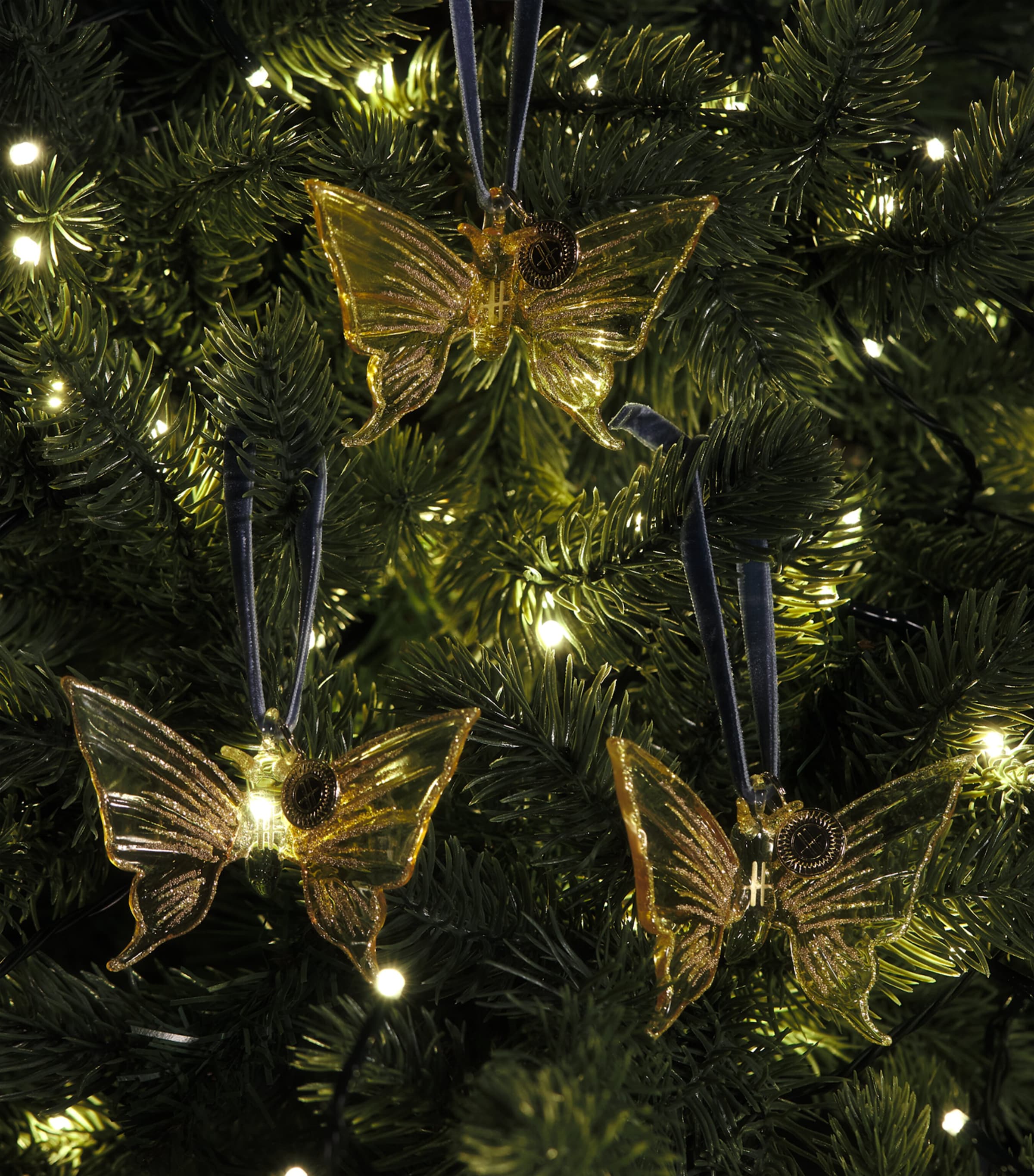 Harrods Butterfly Tree Decoration (Set of 3) Image 3