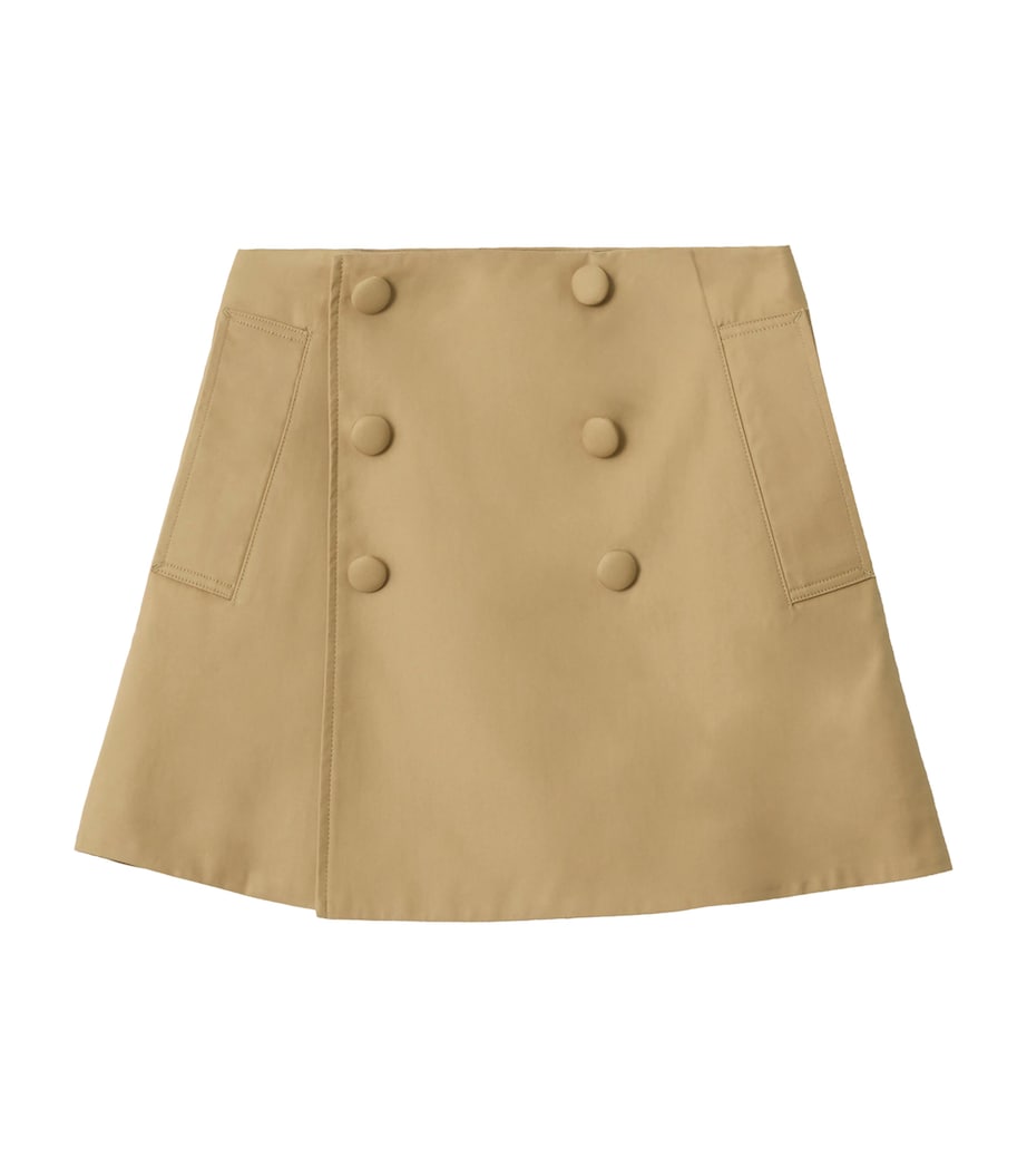 Burberry Kids Cotton Trench Skirt (3-12 Years) Sand Image 1