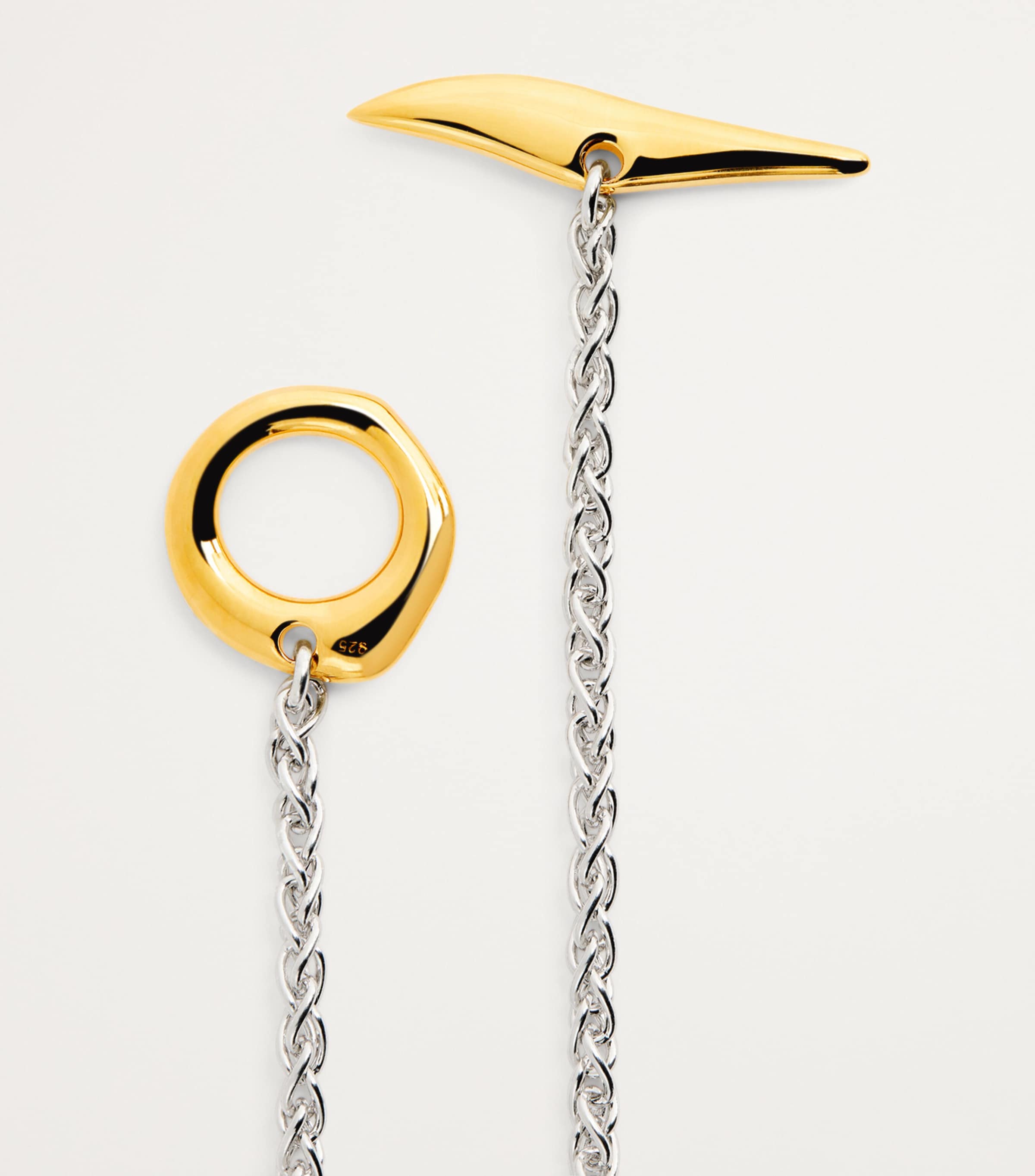 Tom Wood Sterling Silver and Gold Robin Bracelet | Harrods US