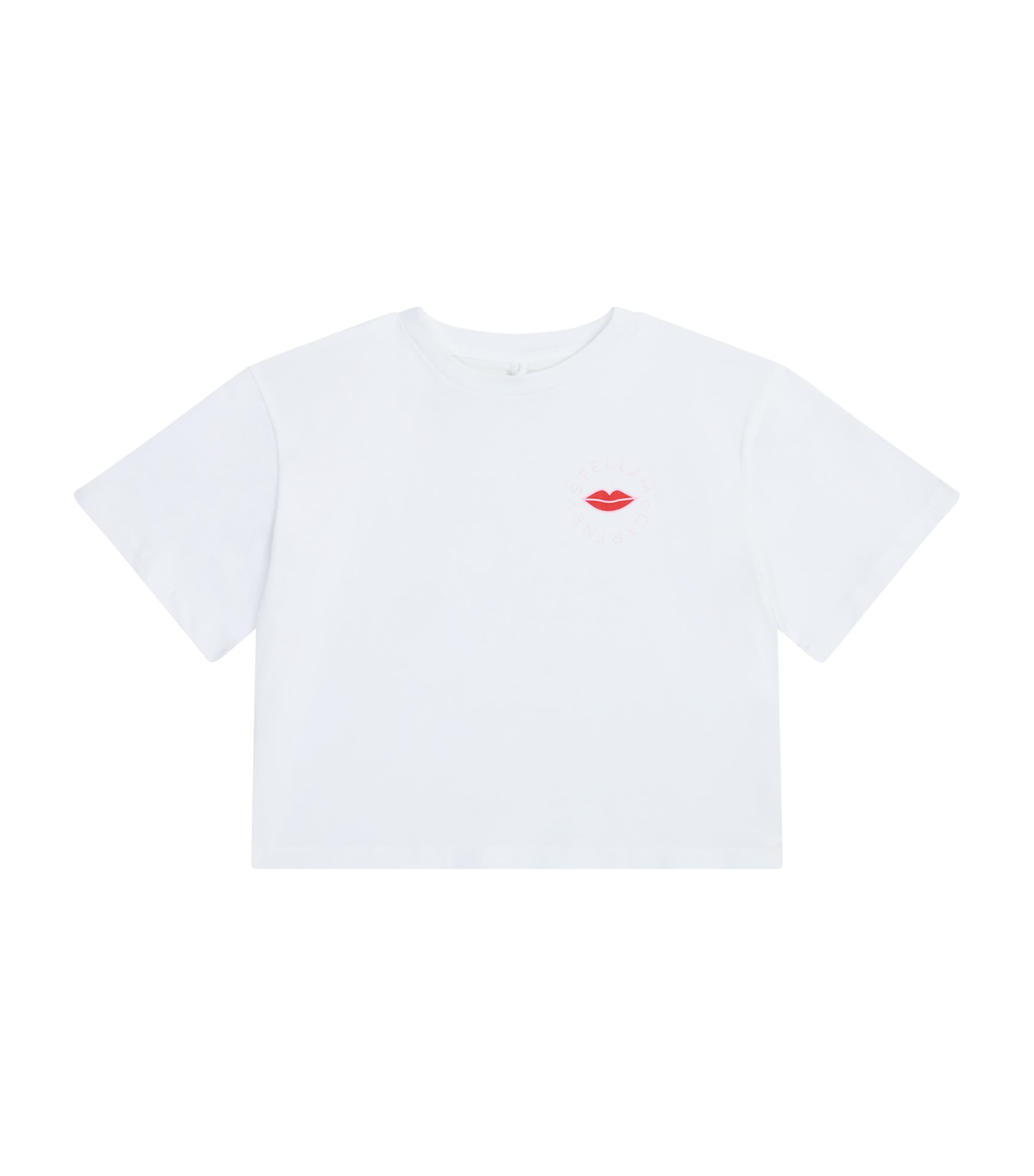 Stella Mccartney Lip-print T-shirt In White