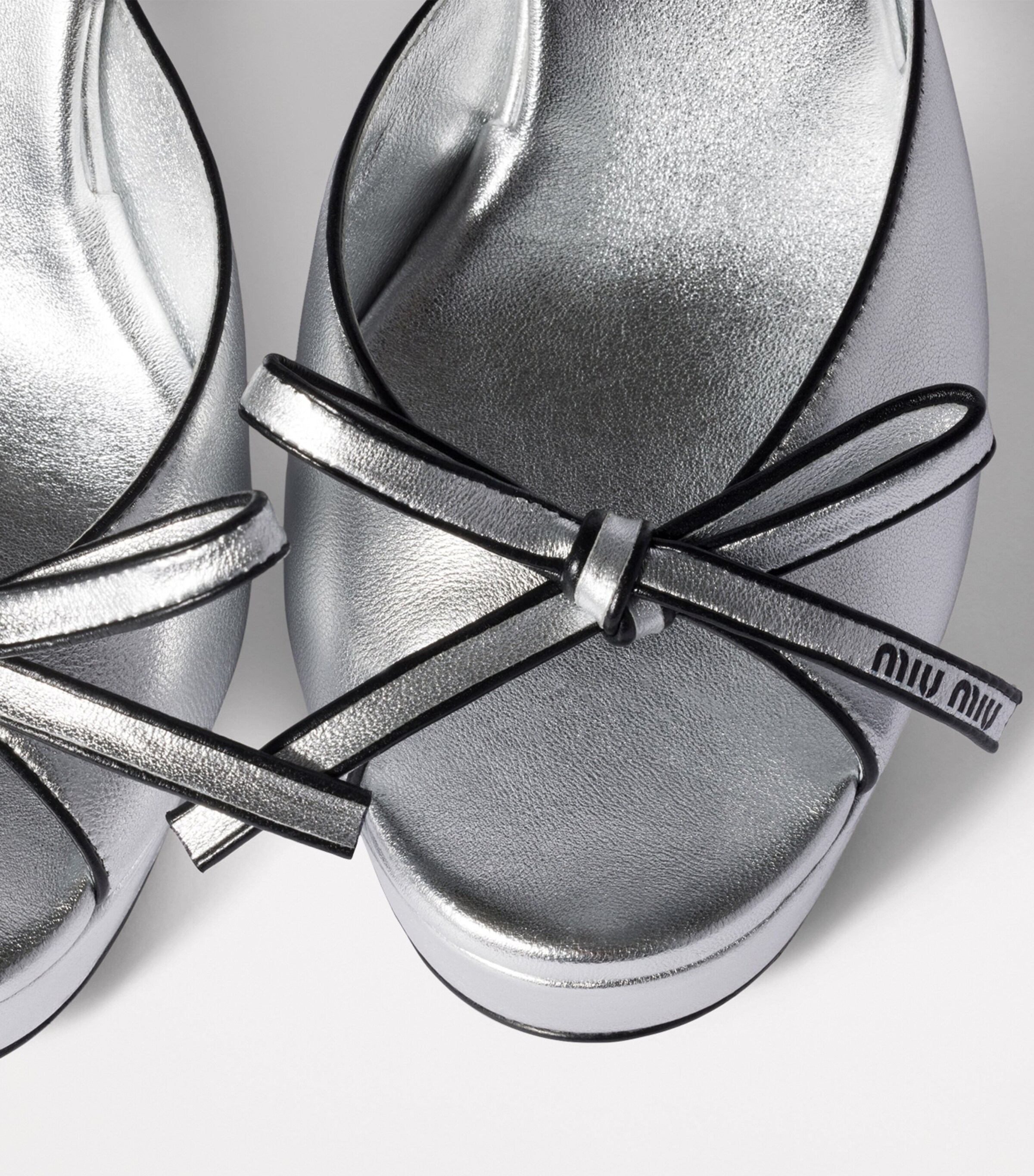 Miu Miu Leather Mordoré Platform Sandals 110 Image 5