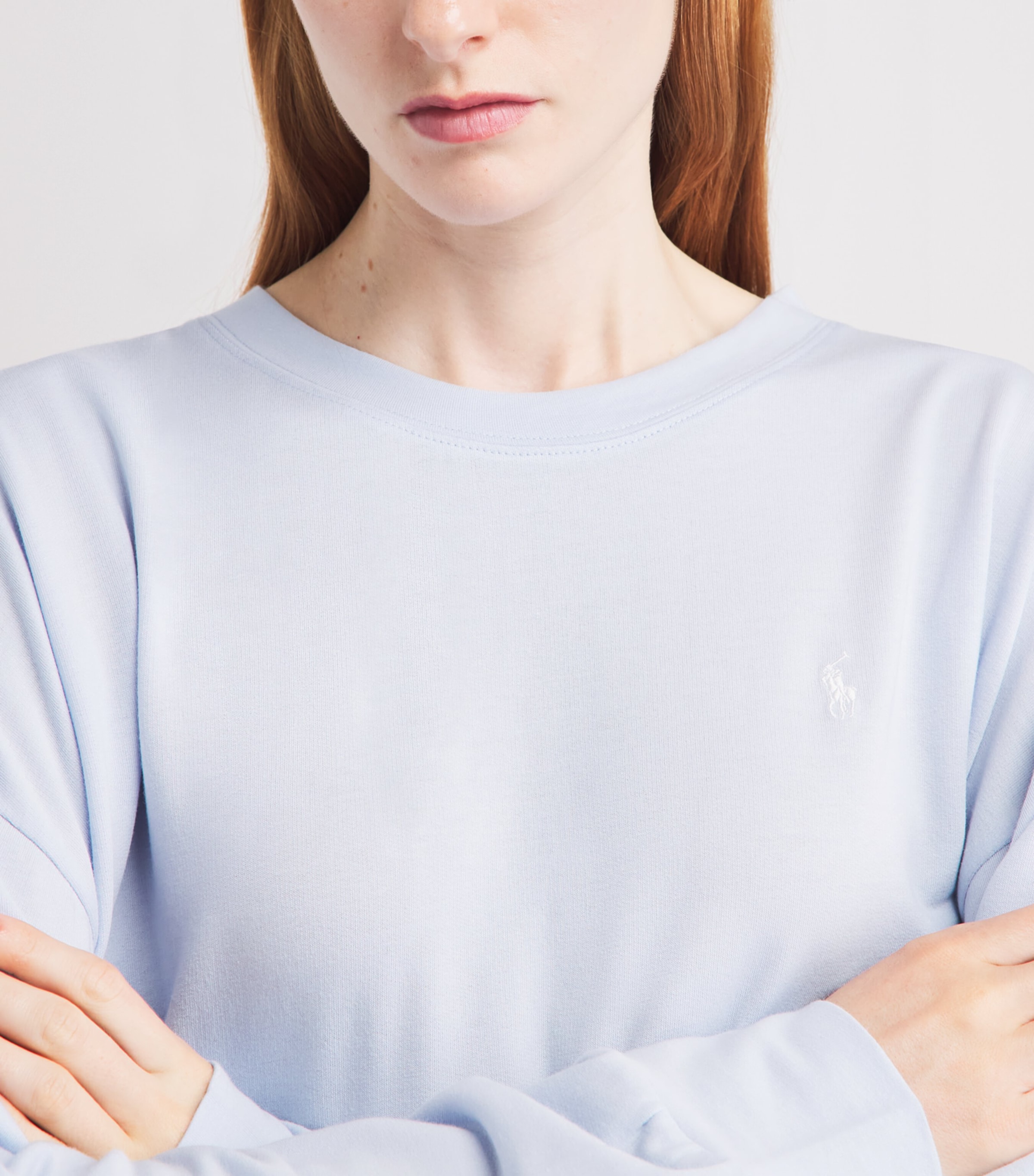 Polo Ralph Lauren Womens Terry Long Pyjama Set Xenon Blue Image 3