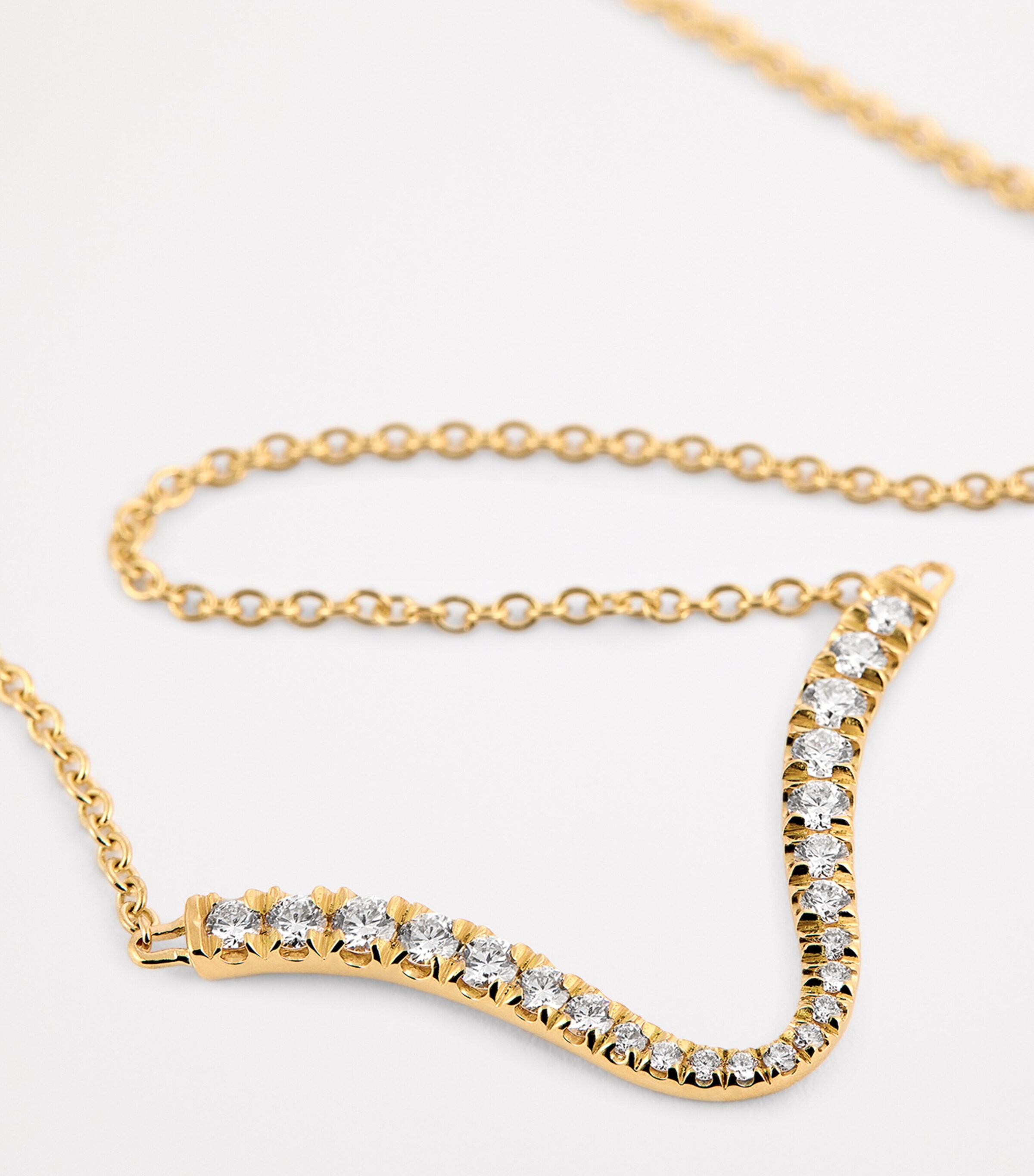 Melissa Kaye Yellow Gold and Diamond Clara Pendant Necklace Yellow Gold Image 5