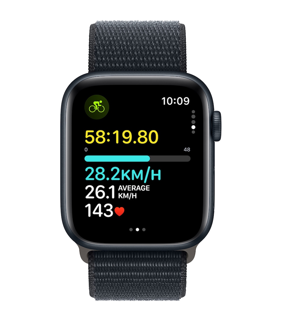 Apple Apple Watch SE 2023 – Midnight with Midnight Sport Loop, 44mm Midnight Image 3