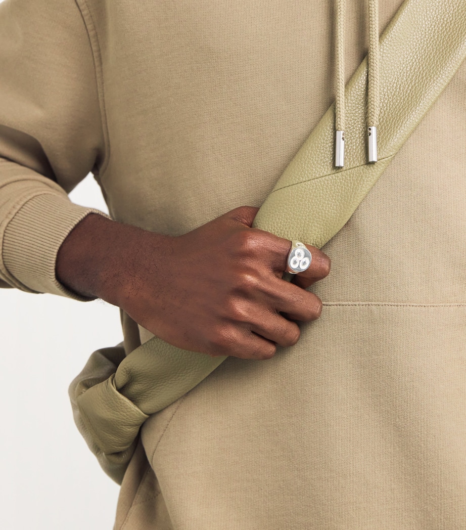 Oval Chloroplast Impression Signet Ring SILVER (925) Image 2