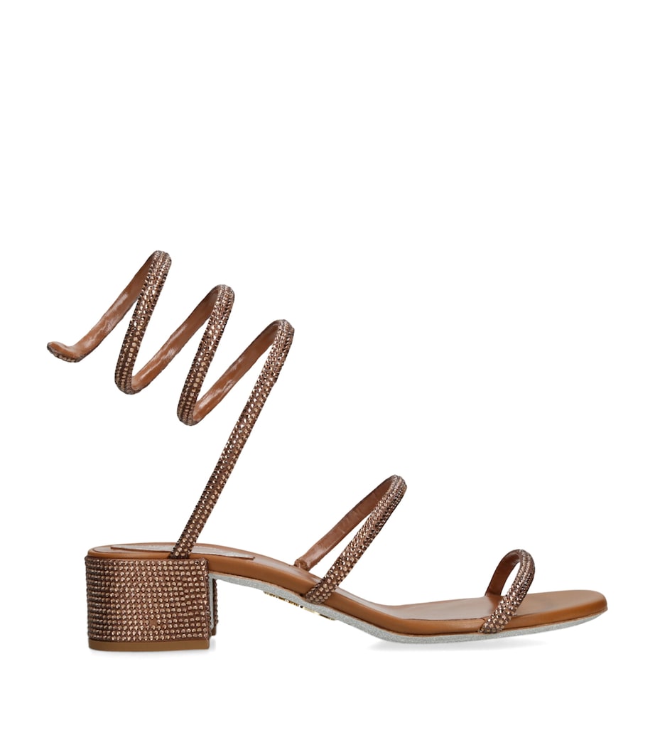 Leather Cleo Sandals 40 BROWN Image 1
