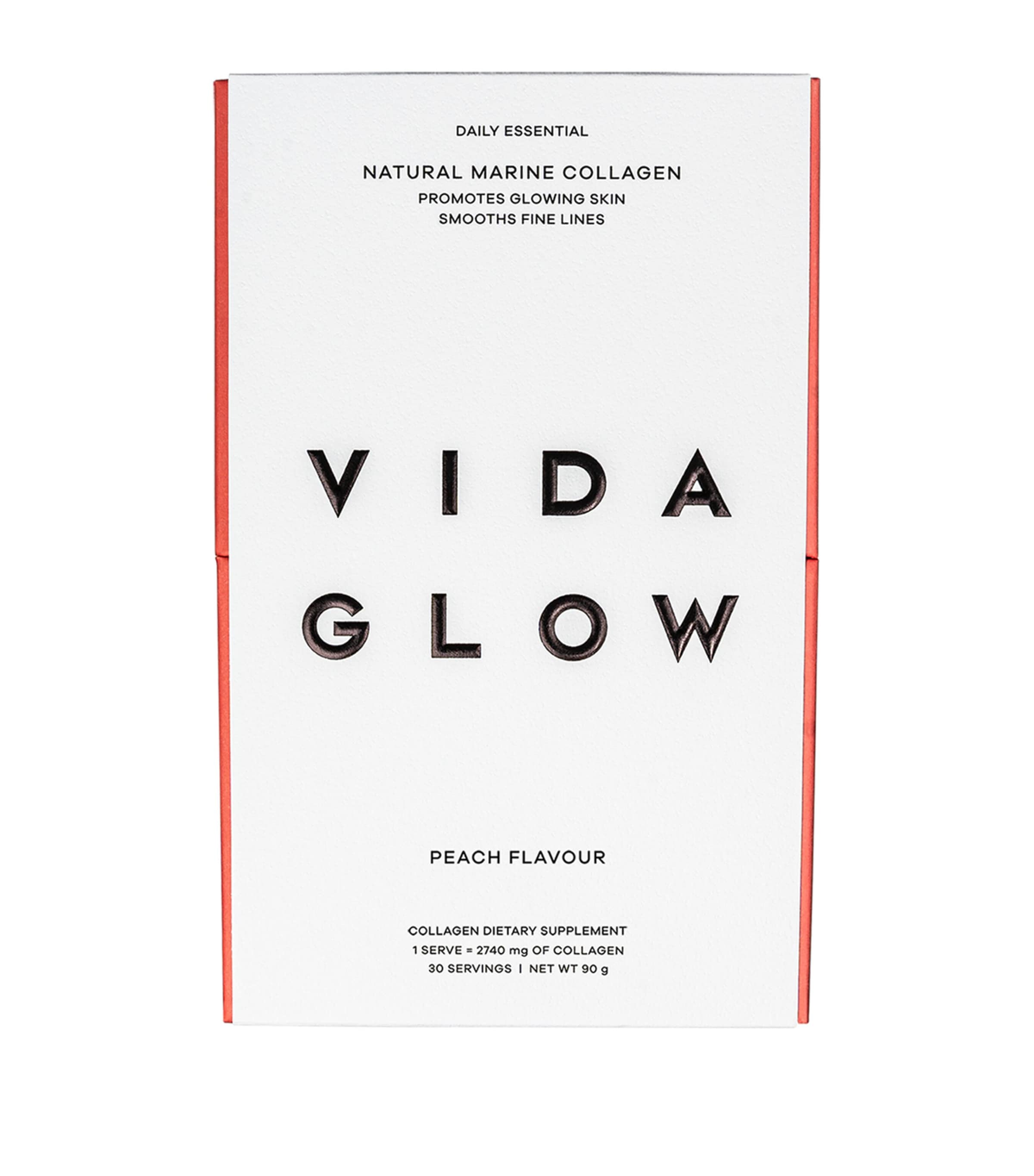 Vida Glow Natural Marine Collagen Peach