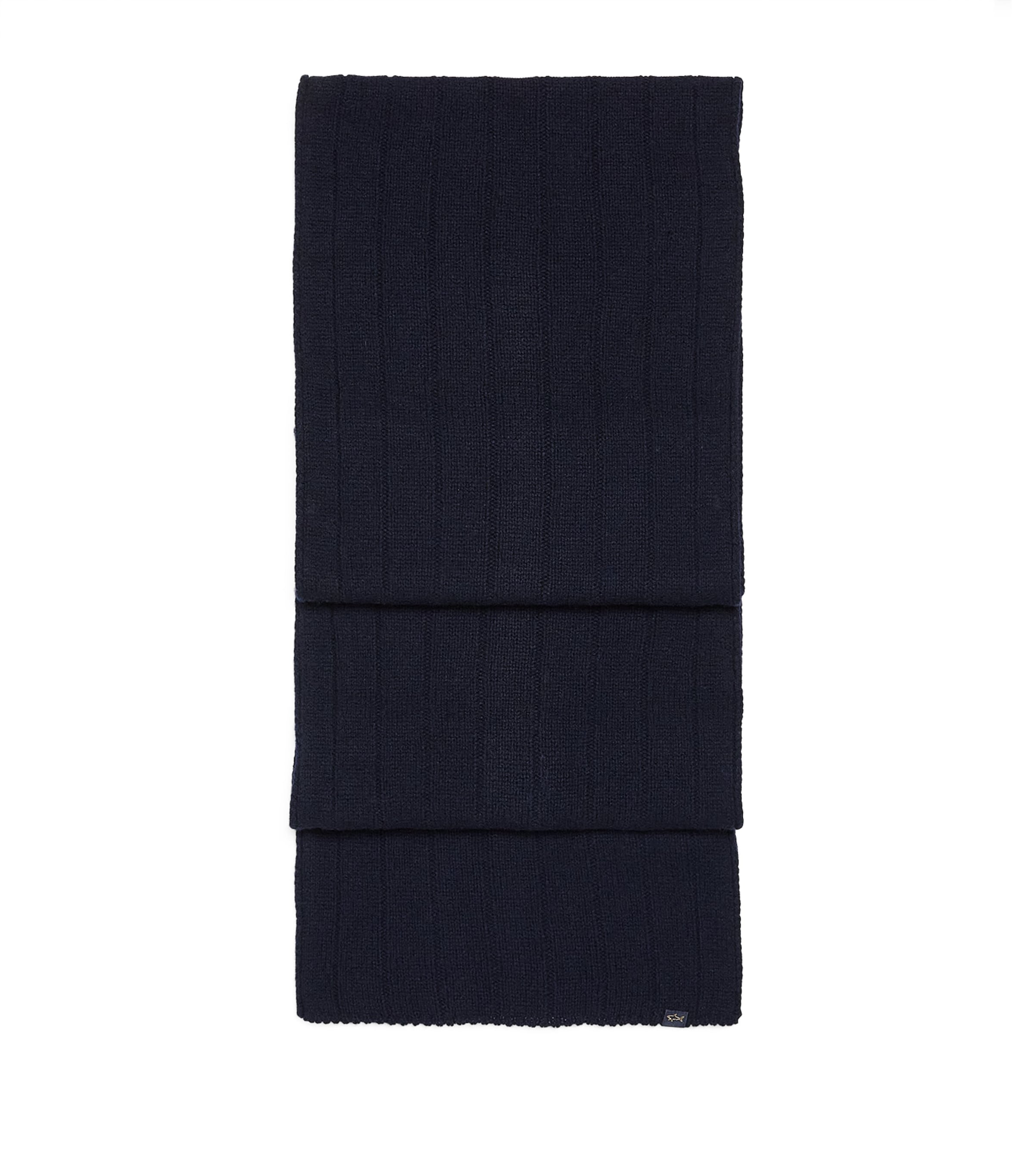 Paul & Shark Ribbed Scarf Blue Image 1