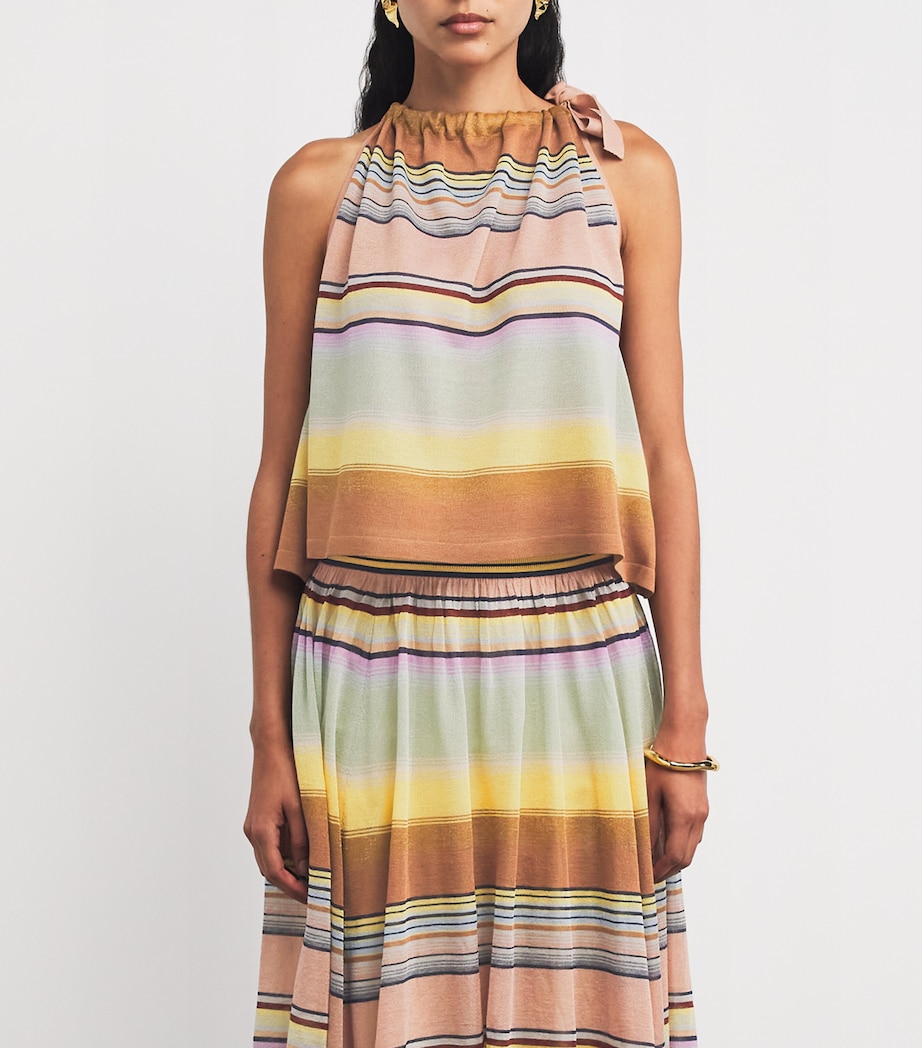 Coco Stripe Halter Top STP/STRIPE Image 3