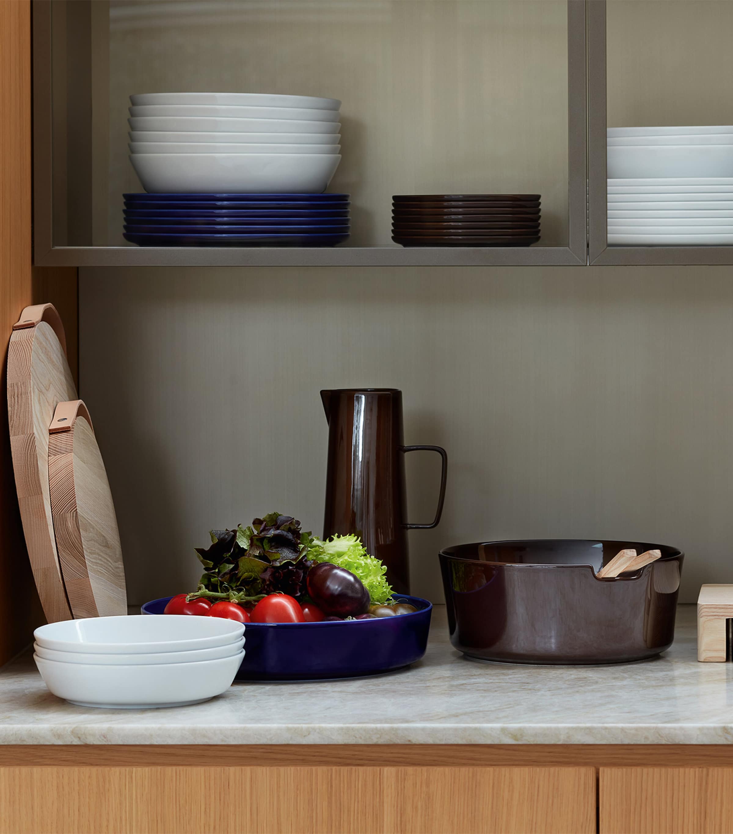 Set of 2 Porcelain Collective Starter/Pasta Bowls (20cm) WHITE Image 6