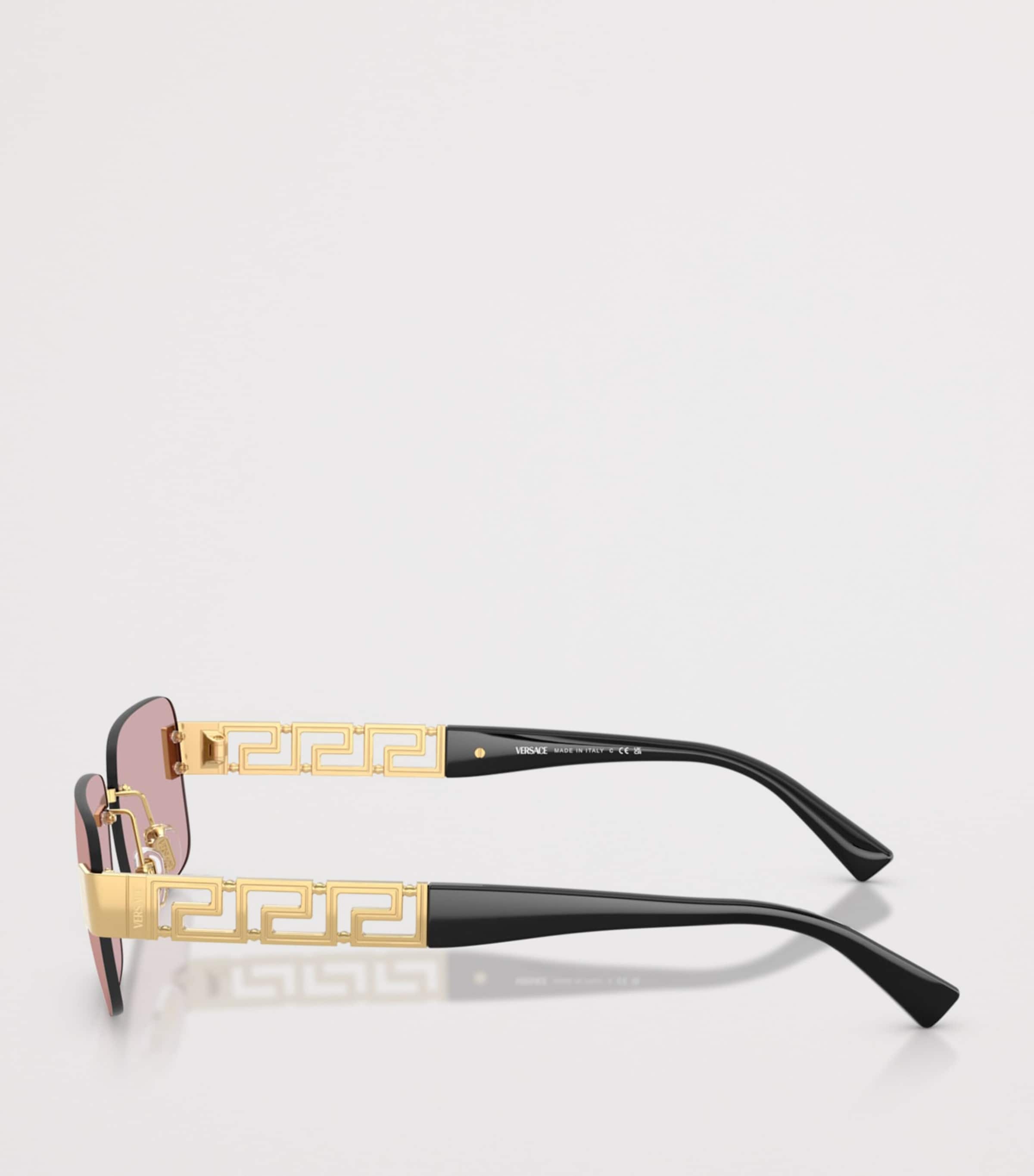 Metal Rectangular Sunglasses 10021T Image 3
