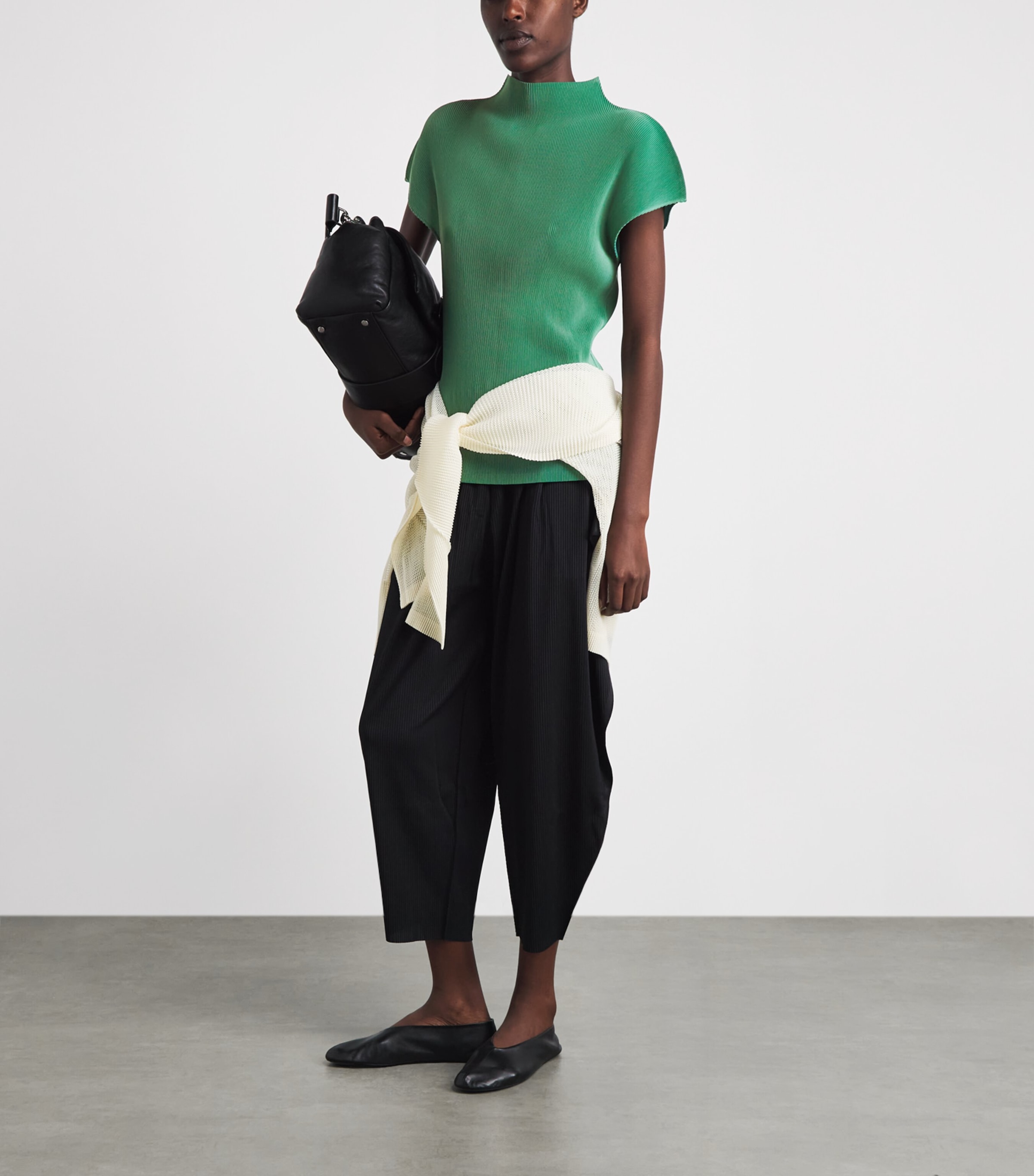 Pleats Please Issey Miyake Green Mist August Top | Harrods US