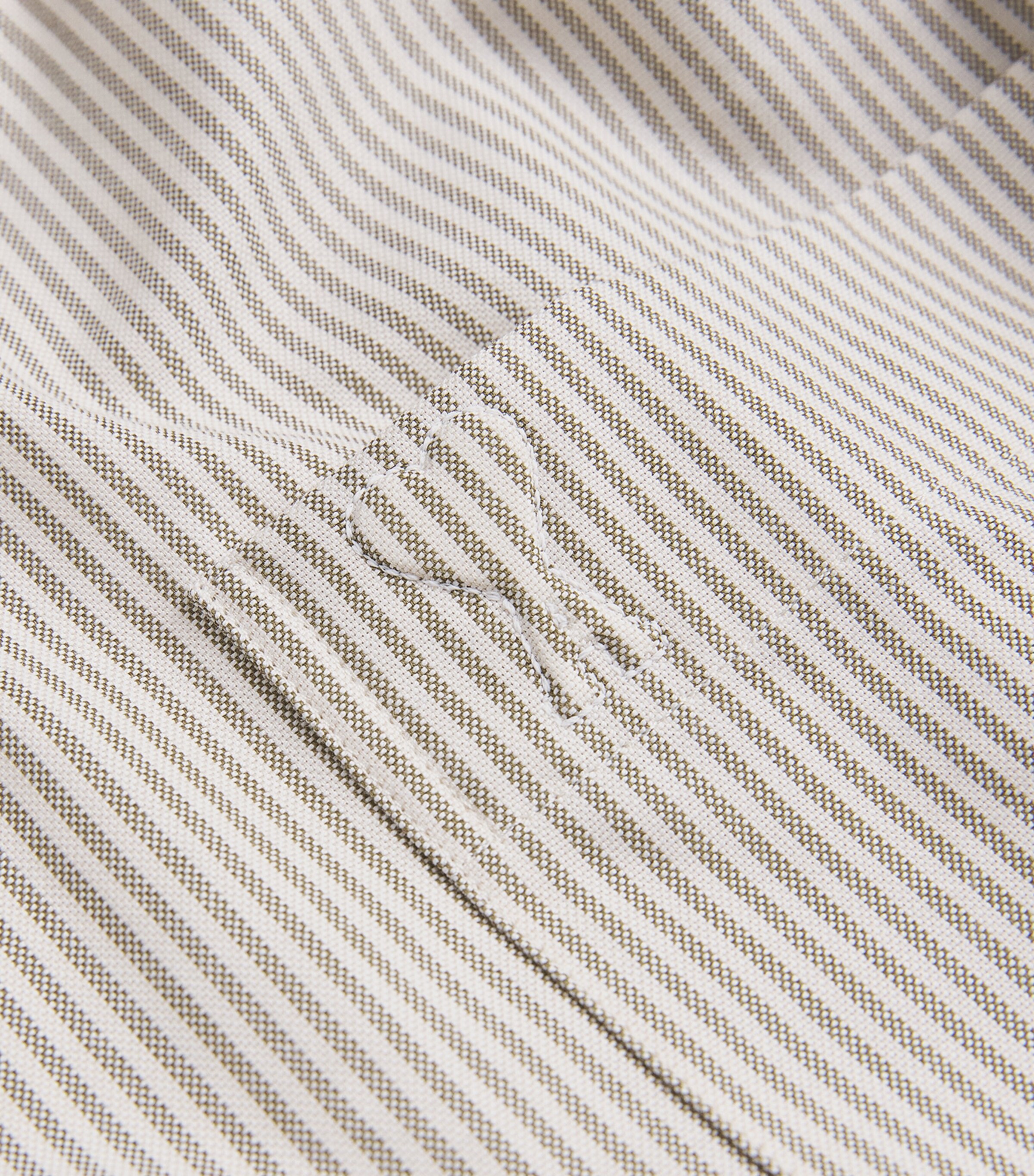 Cotton Cropped Oversized Shirt LDN/BLNC CRM/4761 Image 5