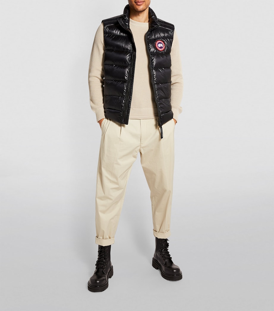 Canada Goose Mens Down Quilted Packaway Crofton Gilet Black Image 2