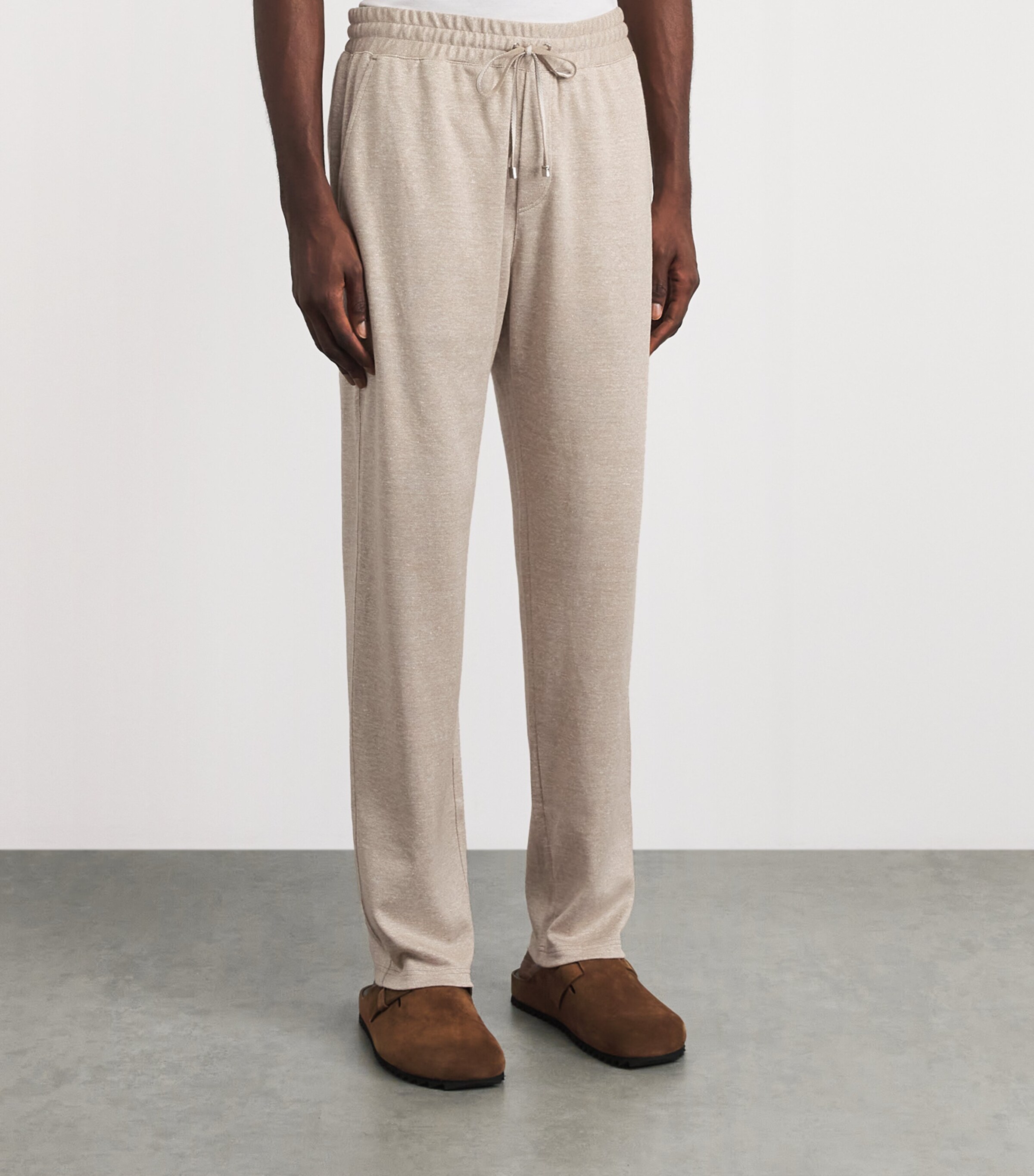 Brett Johnson Mens Linen-Silk-Cotton Sweatpants Dondi Art Image 4