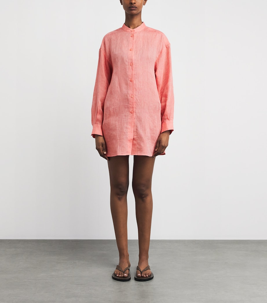 Eres Womens Linen Exact Shirt Gourmand Image 4