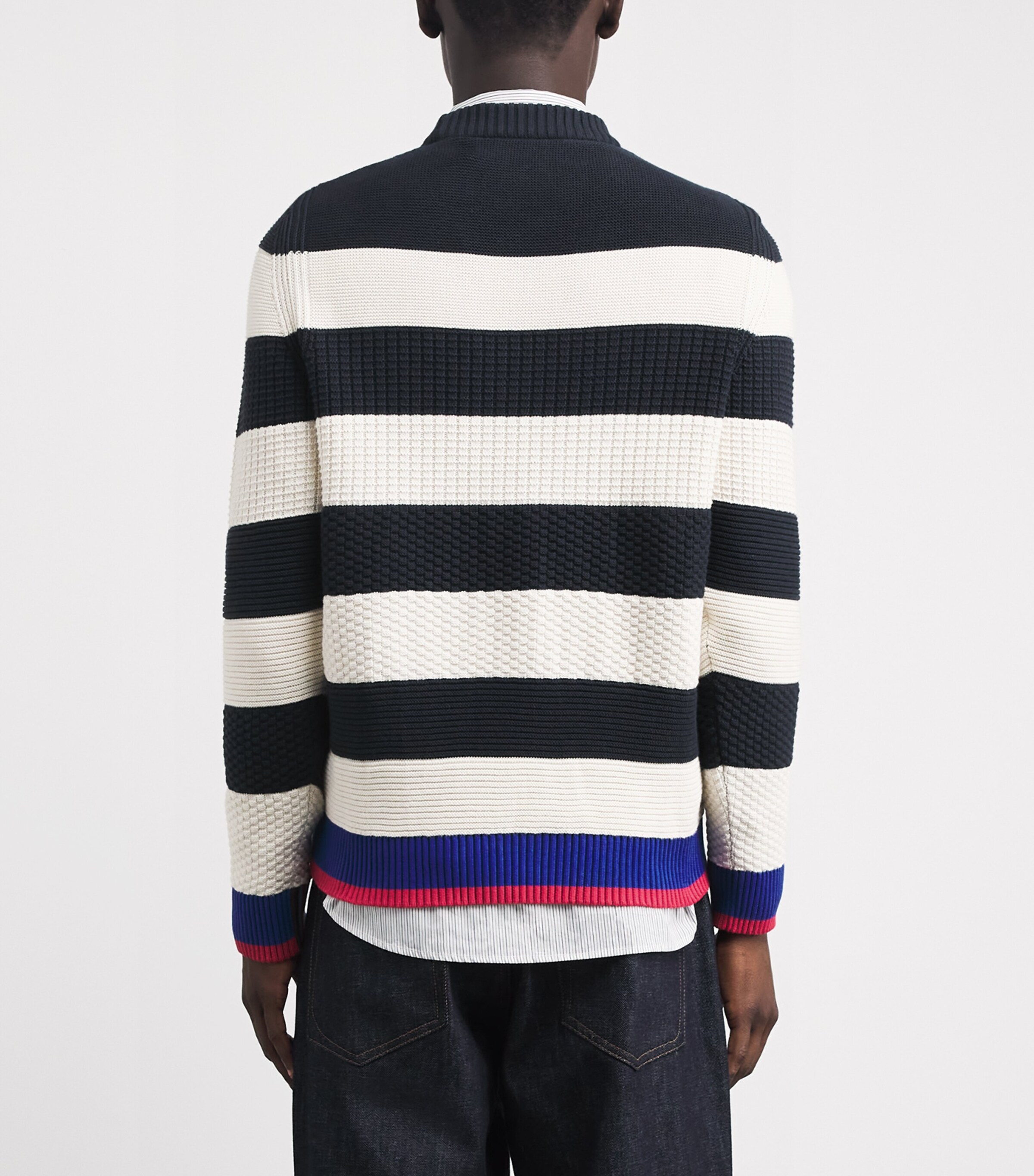 Barbour Mens x Paul Smith Cotton Stripe Southwold Sweater Image 5
