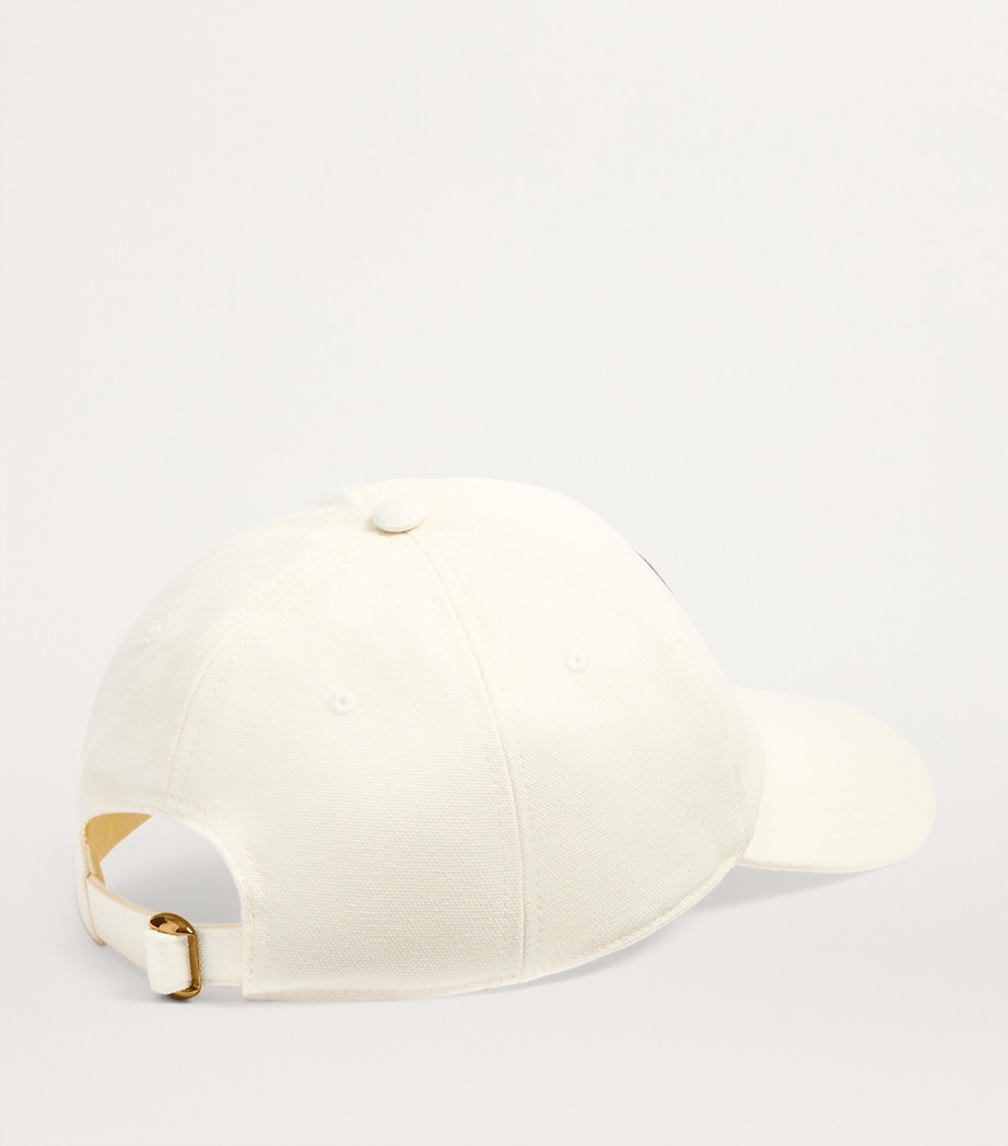 Cotton V Baseball Cap 0AN Image 4