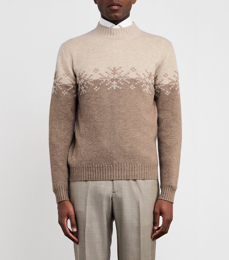 Cashmere Snowflake Sweater A.28 KASHMIR Image 3