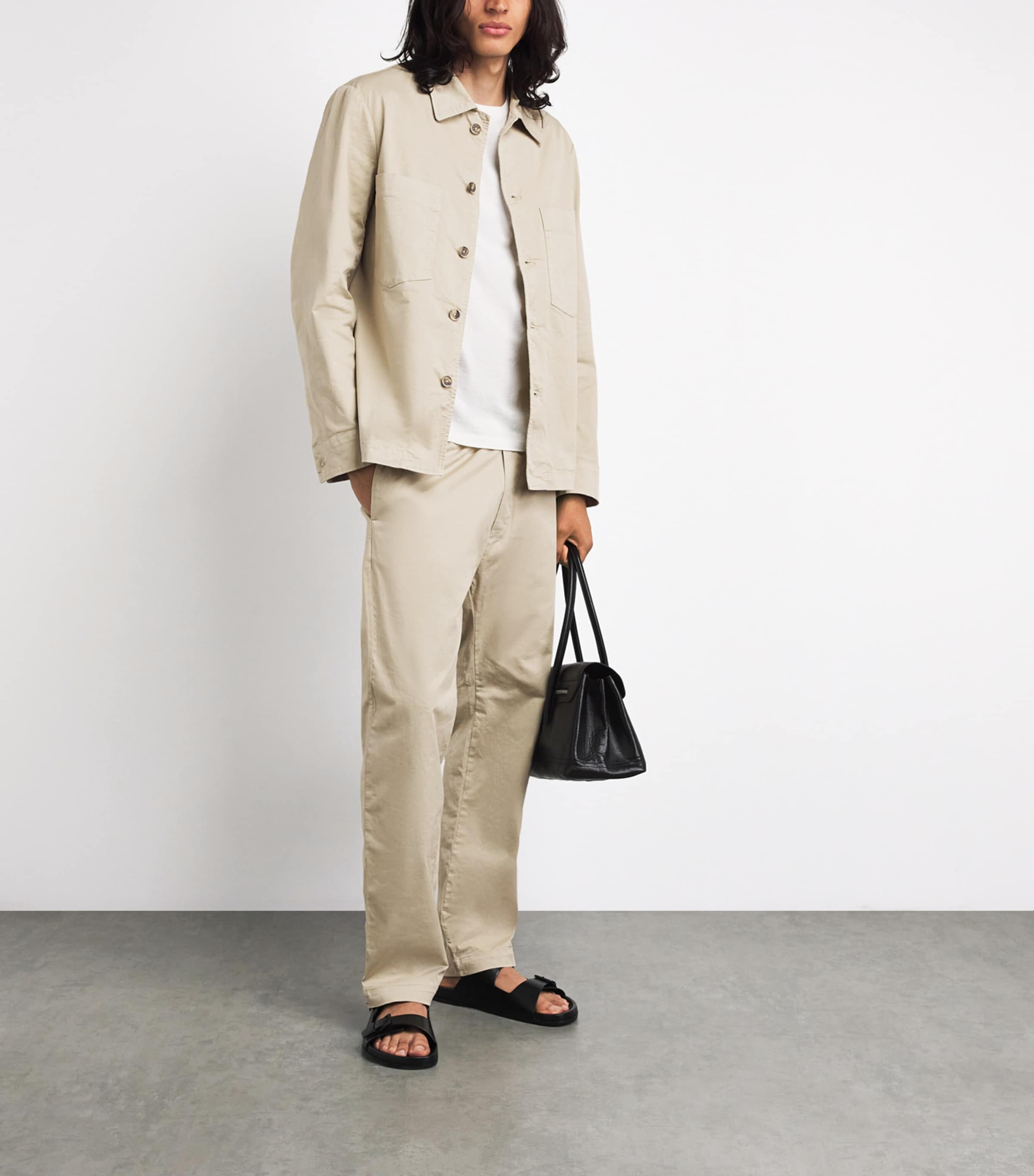 Barena Mens Elasticated Straight Trousers Sasso Image 2