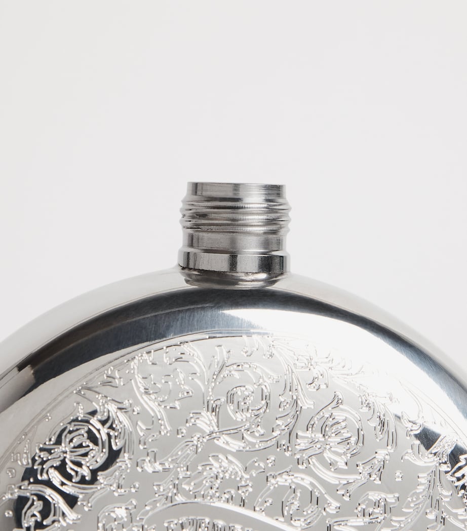 Purdey Rose and Scroll Flask Stl Image 3