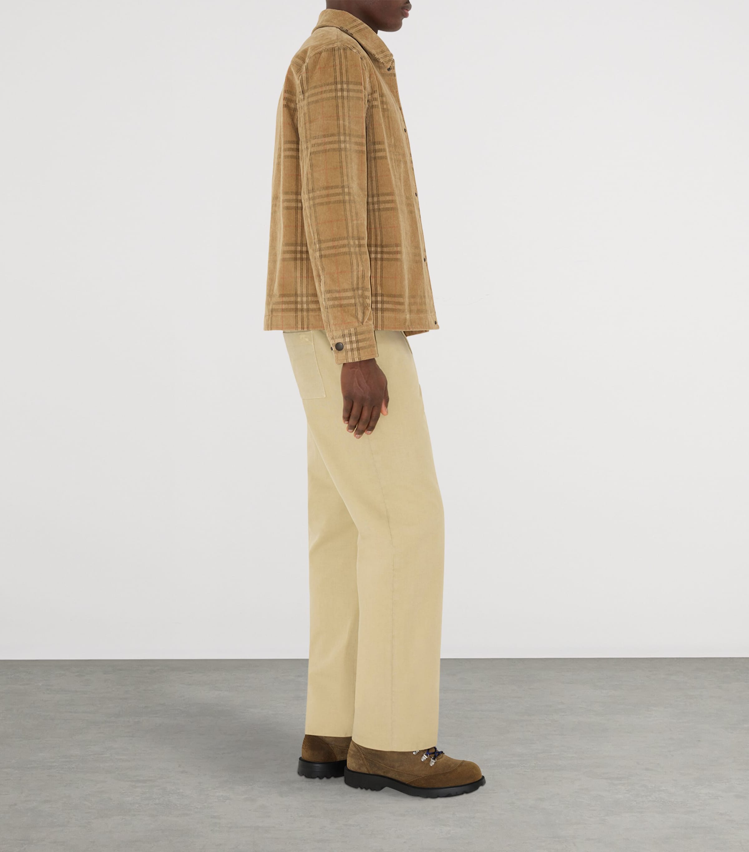 Corduroy Check Overshirt SAND IP CHECK Image 3