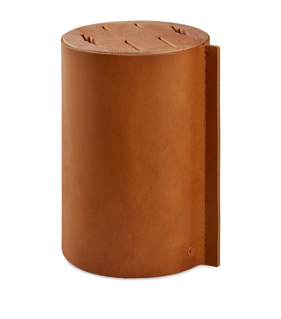 6-Slot Amici Knife Block BROWN Image 1