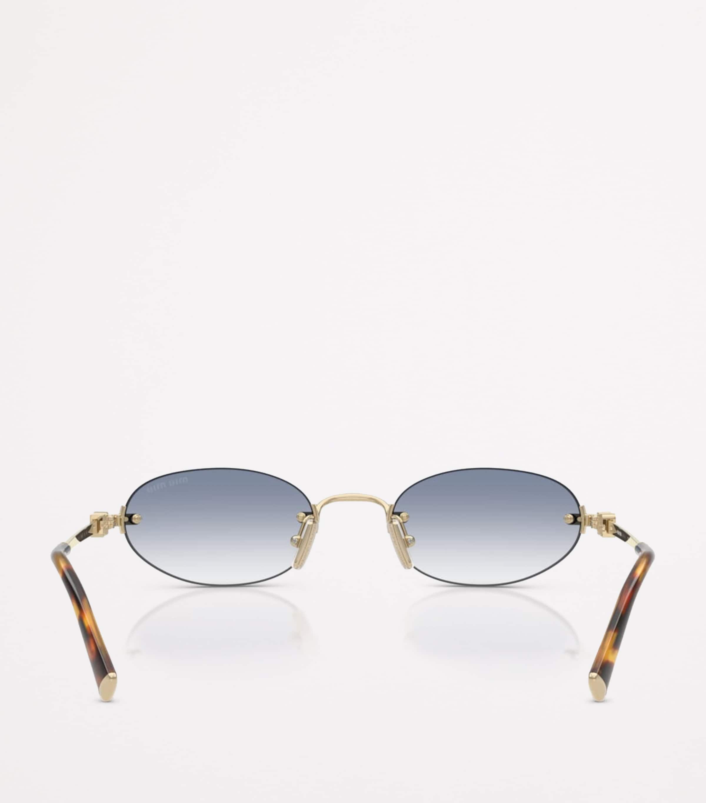 Metal Oval Sunglasses ZVN80O Image 3