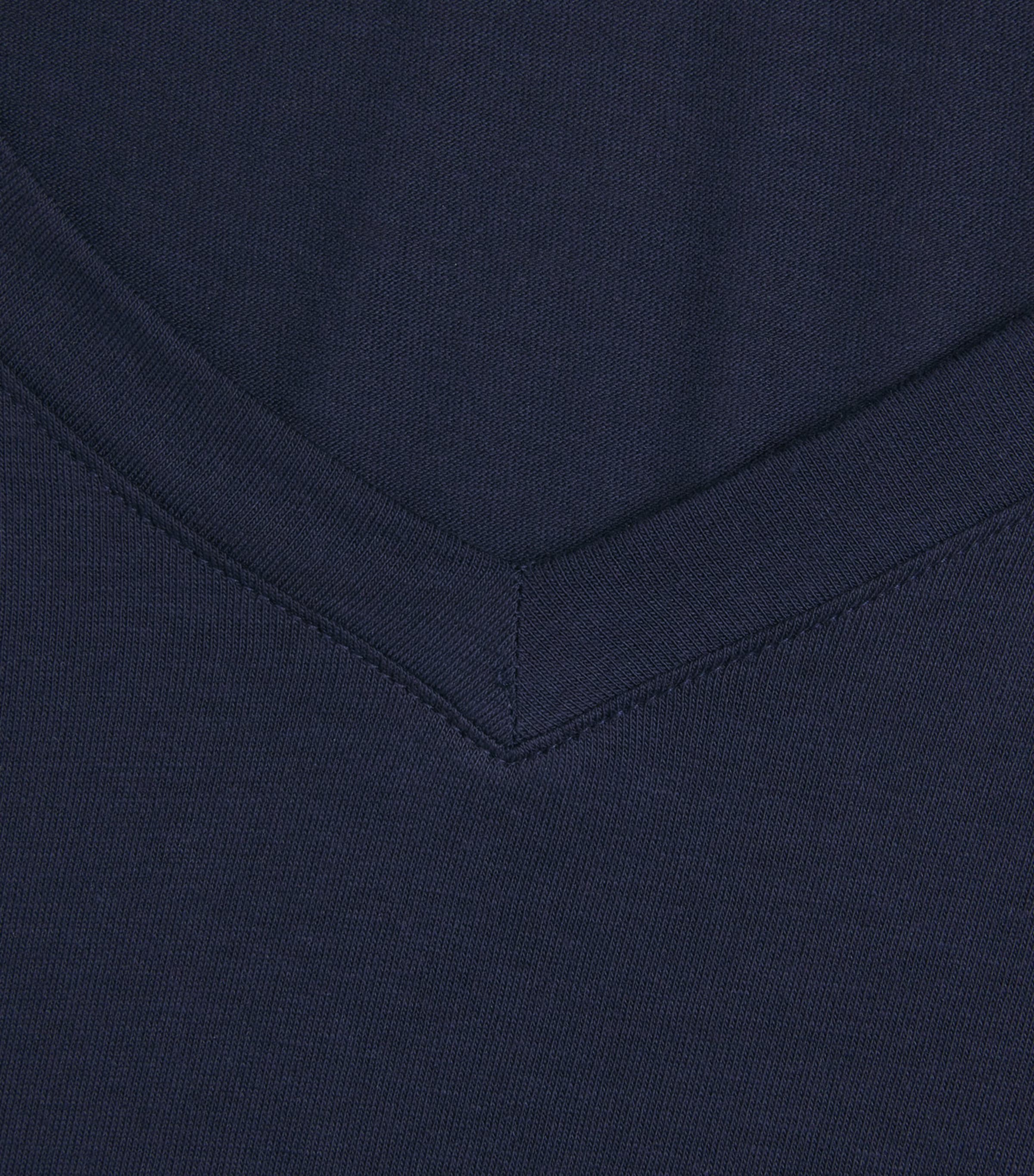 Hanro Mens Cotton Night & Day T-Shirt Deep Navy Image 6
