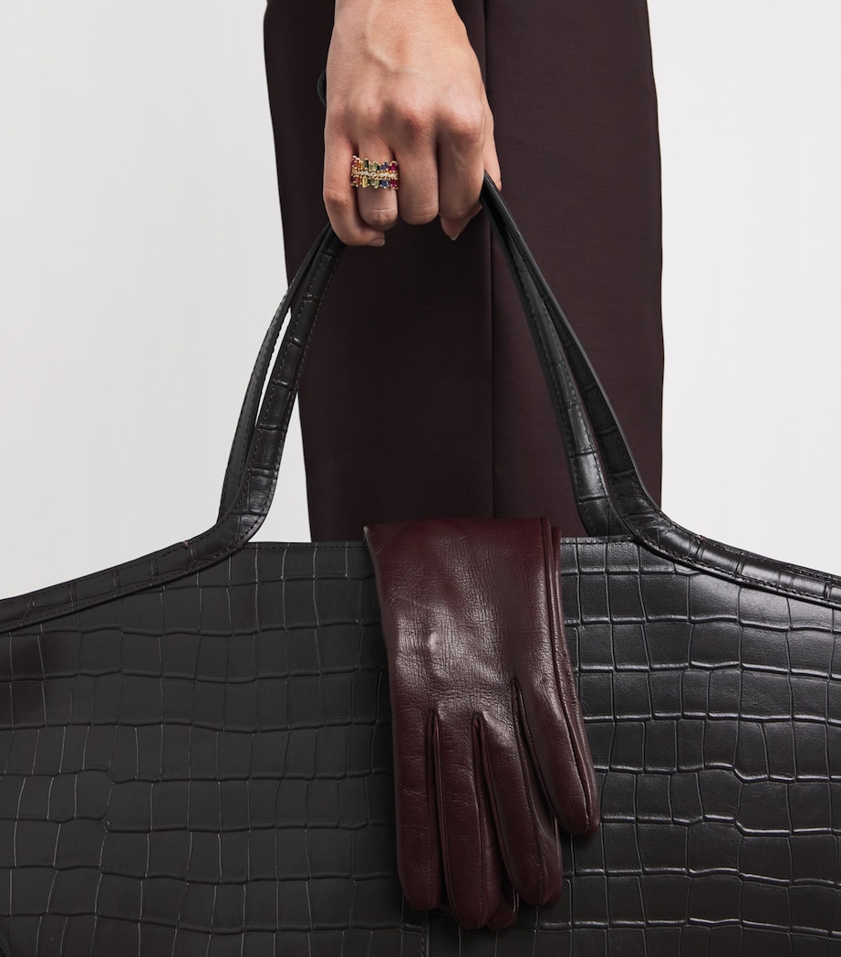 Yellow Gold, Diamond and Sapphire Shimmer Eternity Ring (Size 6.5) 18K YG/RS Image 2