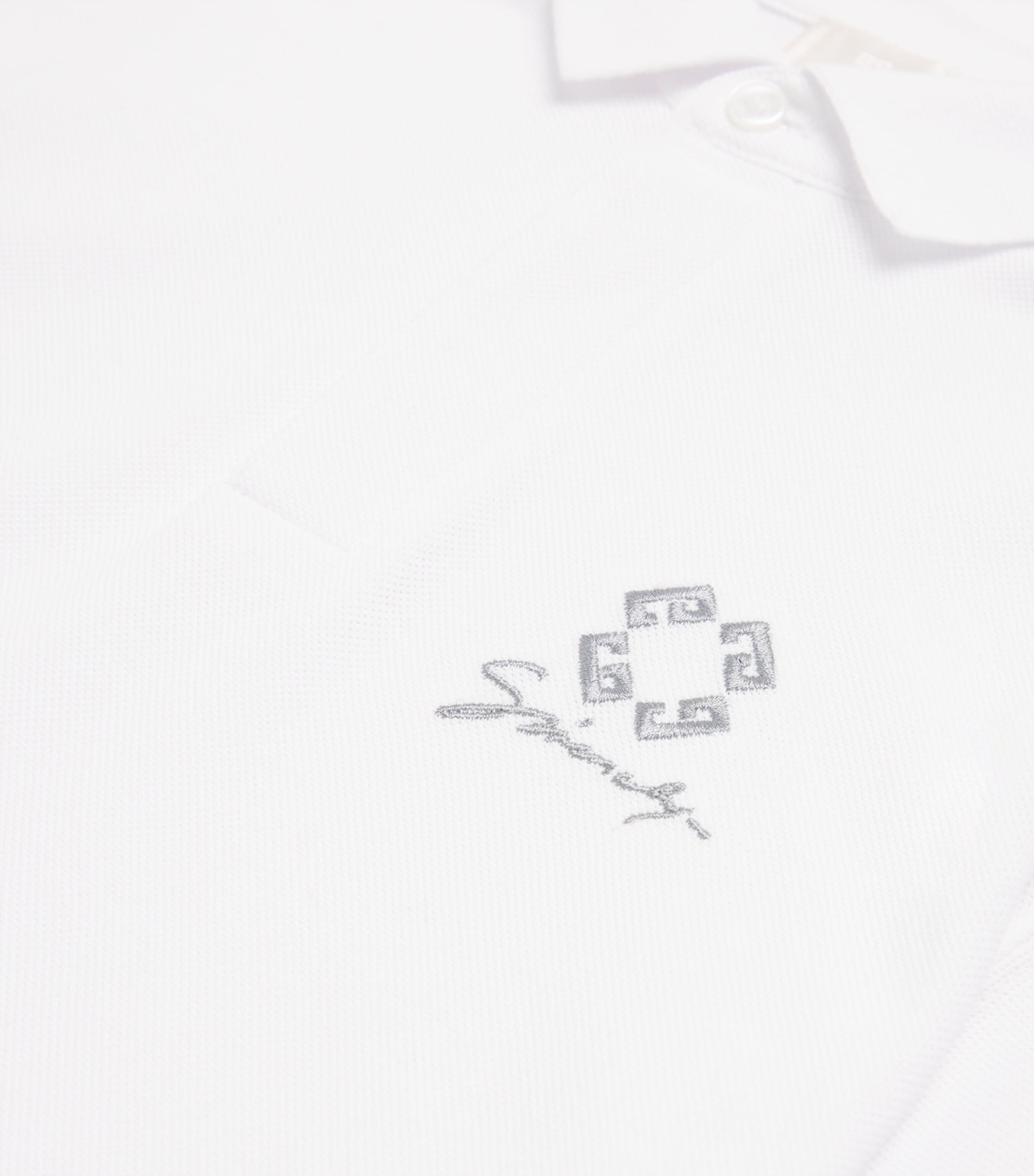 Monogram 72 Polo Shirt (4-12+ Years) WHITE Image 3