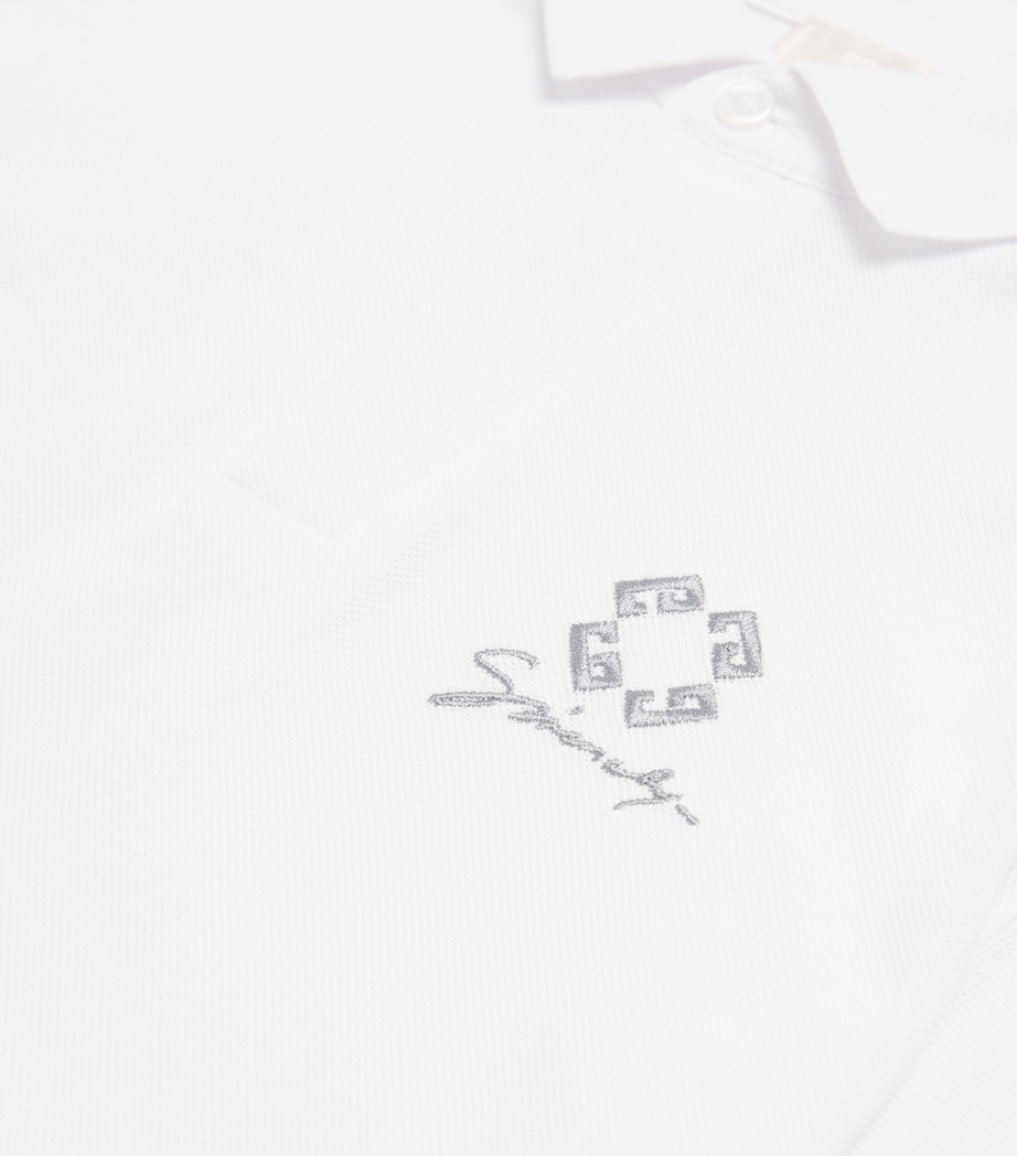 Monogram 72 Polo Shirt (4-12+ Years) WHITE Image 3