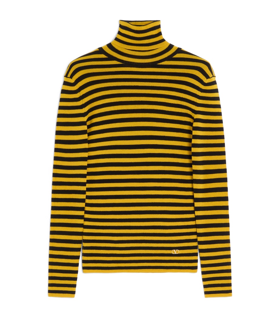 Wool Stripe VLogo Sweater EY0 Image 1