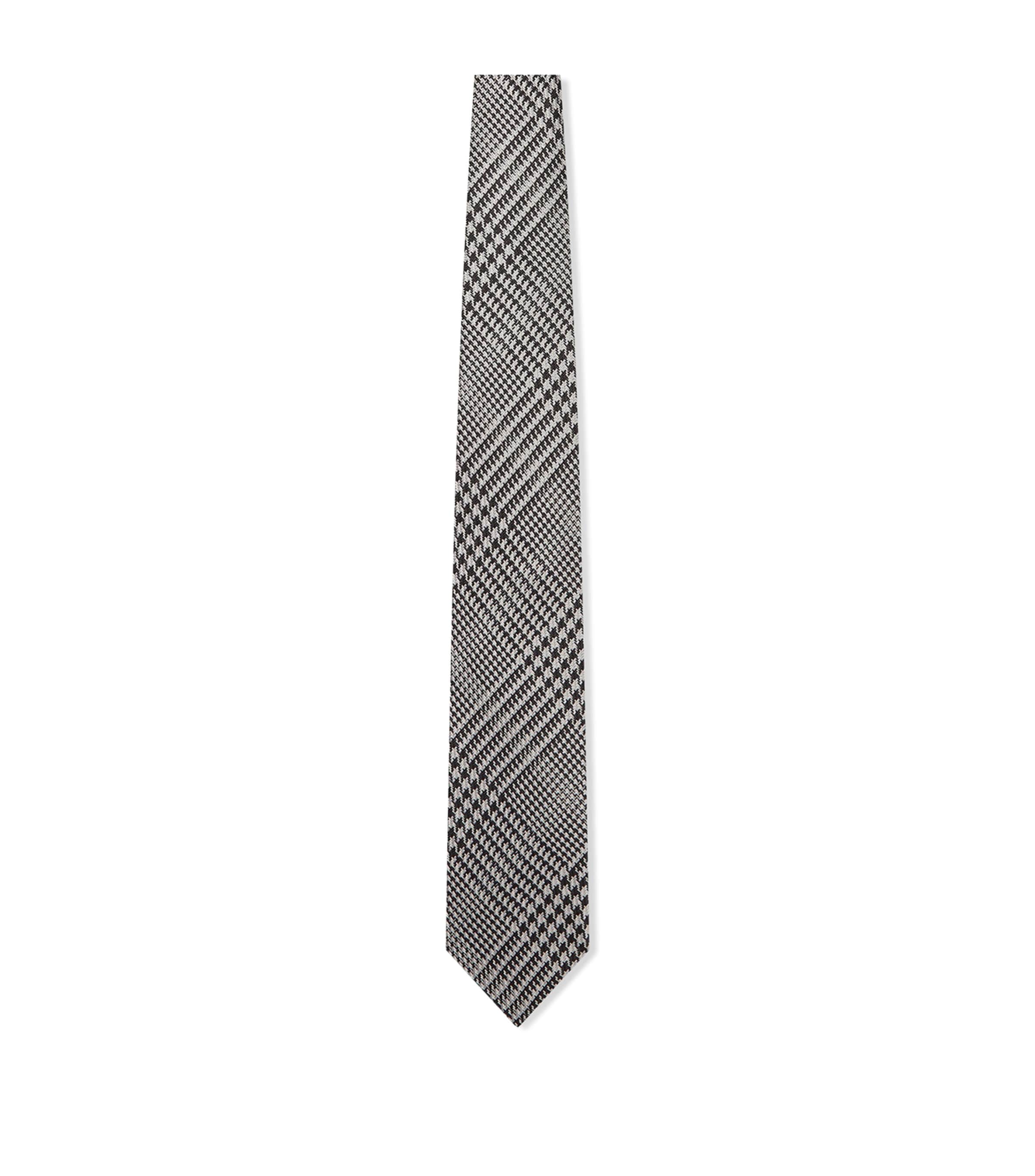 Tom Ford Silk Prince Of Wales Tie In Grey