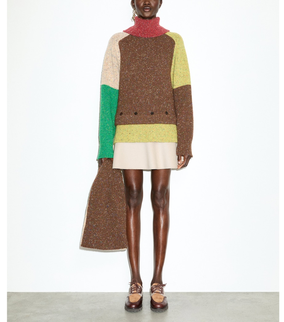 MAX&Co. Womens Wool Rollneck Sweater Green Image 2