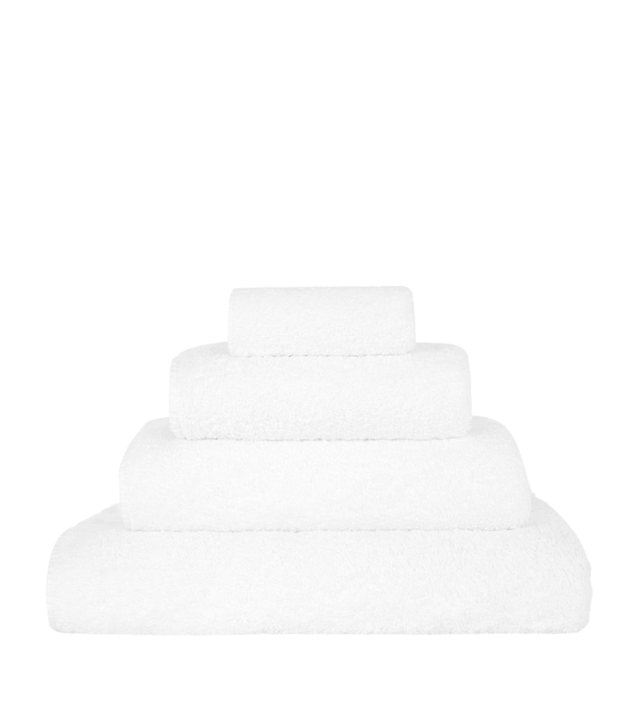 Super Pile Hand Towel (55cm x 100cm) 100 WHITE Image 1