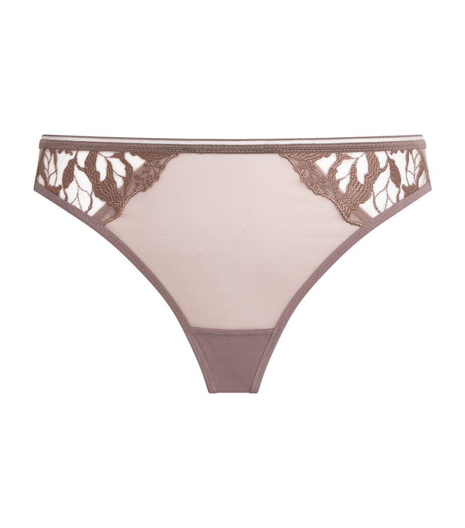 Maison Lejaby Womens Sin Tanga Briefs Fauve Image 1