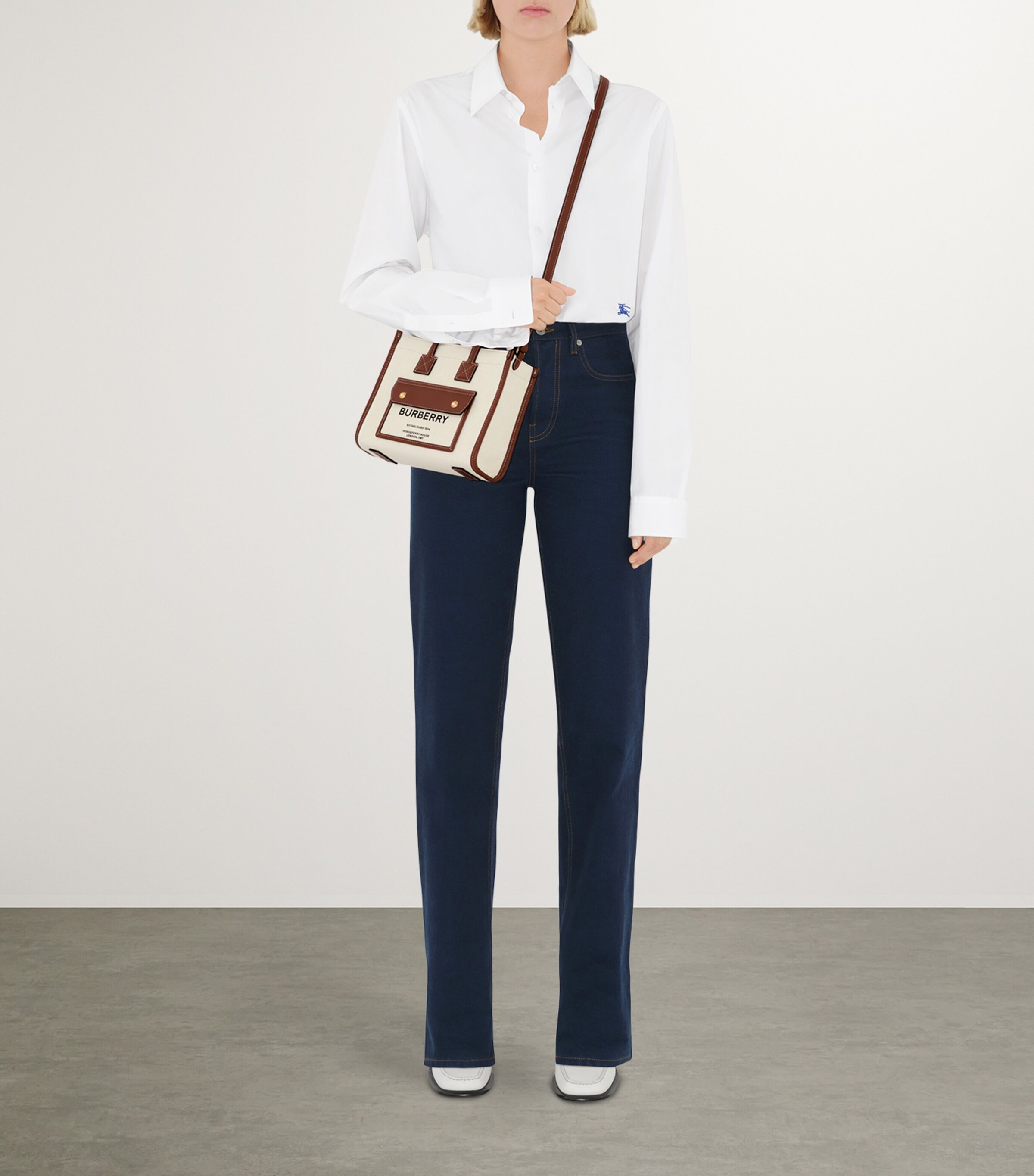 Mini Canvas Tote Bag NATURAL/TAN Image 7