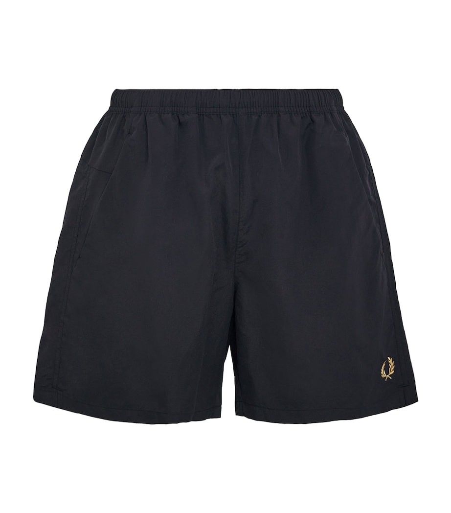 Taslan Tennis Shorts 102-BLACK Image 1