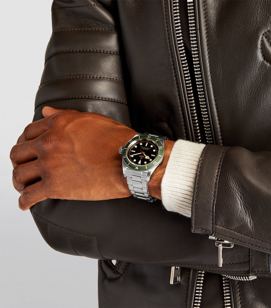 Black Bay Harrods Exclusive Stainless Steel Automatic Watch 41mm - M79230G-0001 GREEN Image 5