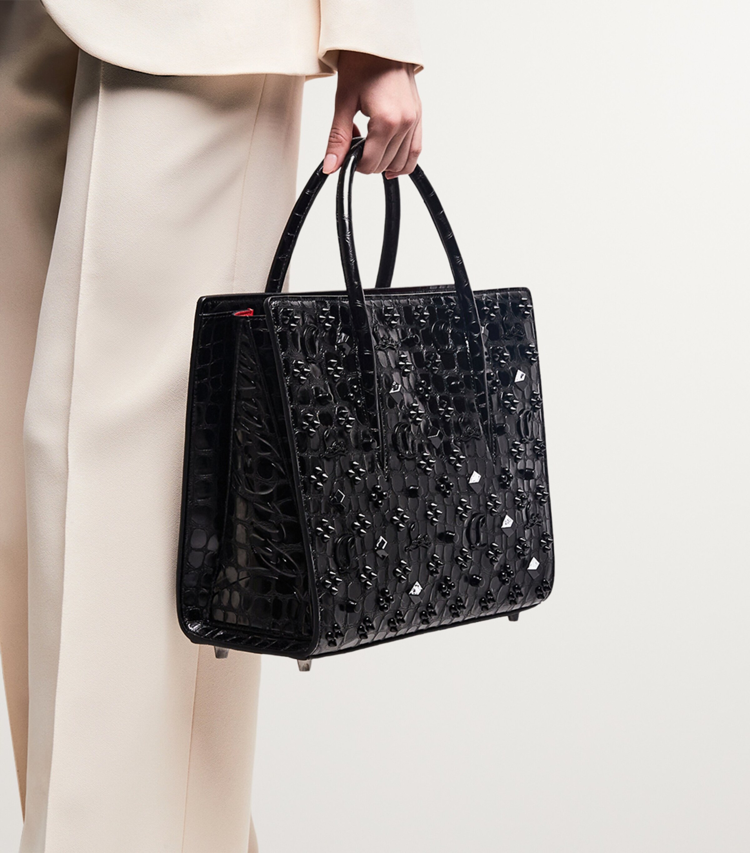 Paloma Medium Calf Leather Top-Handle Bag CM53 Image 7