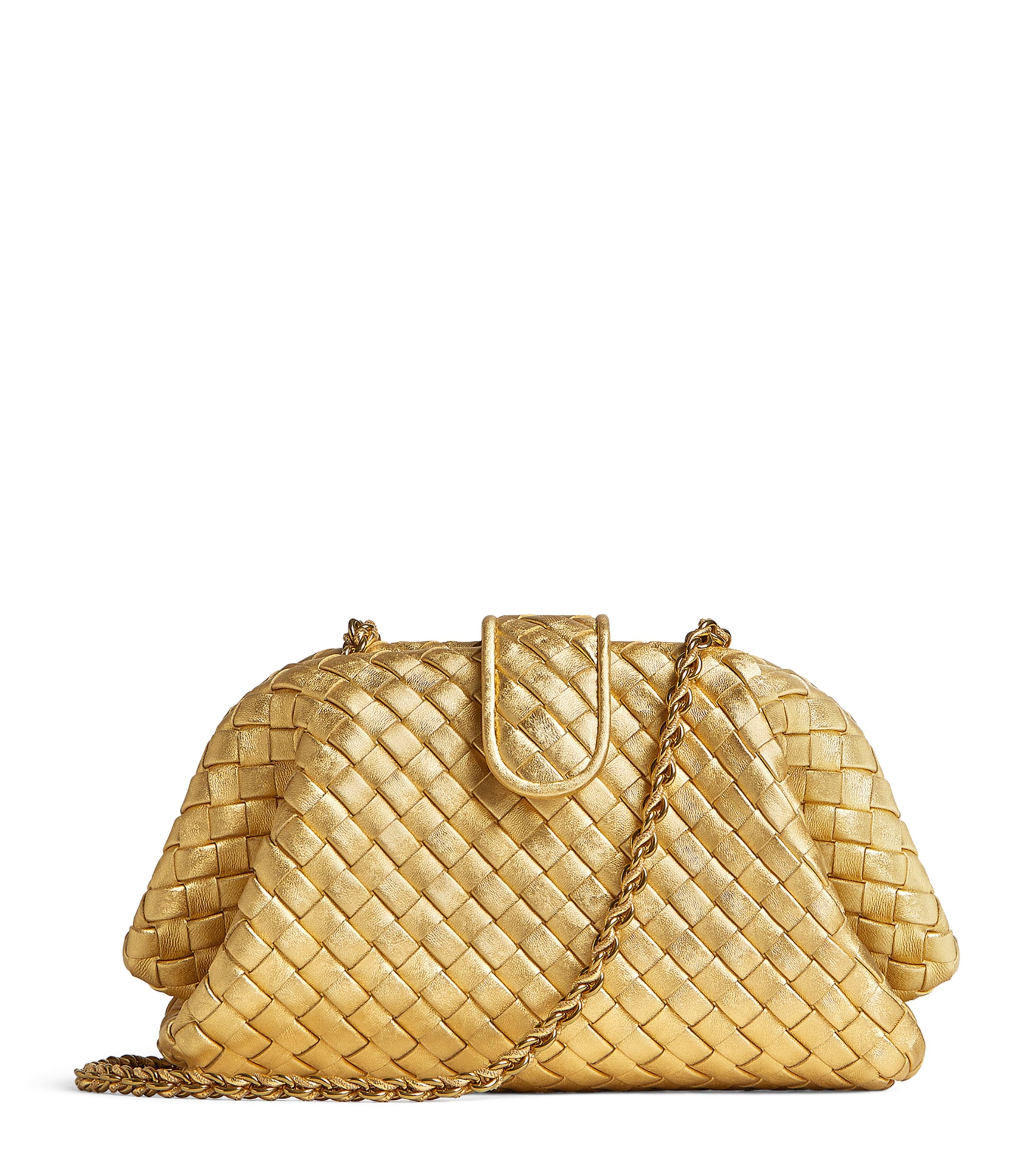 Bottega Veneta Small Lambskin Lauren 1980 Clutch Bag