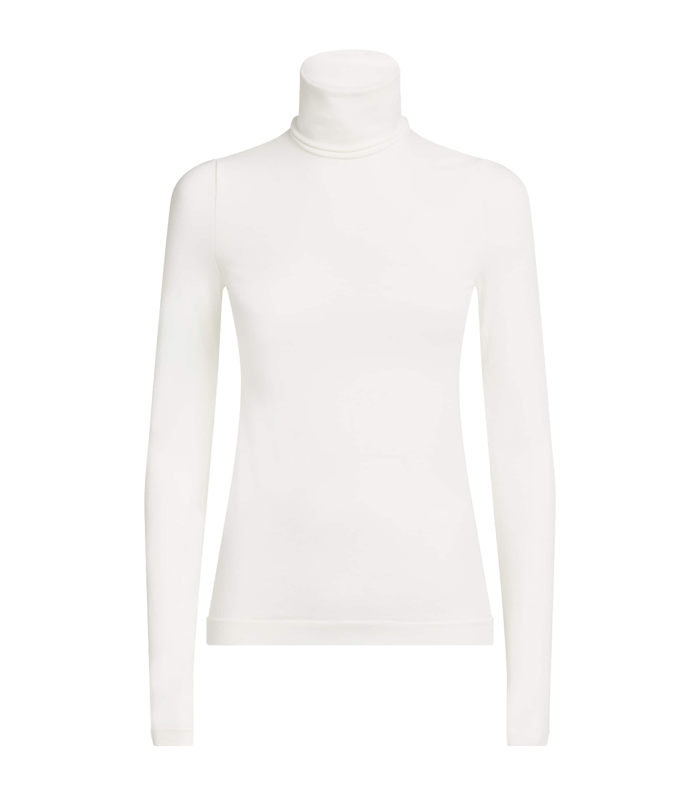 Shop Wolford Aurora Pullover Top In White