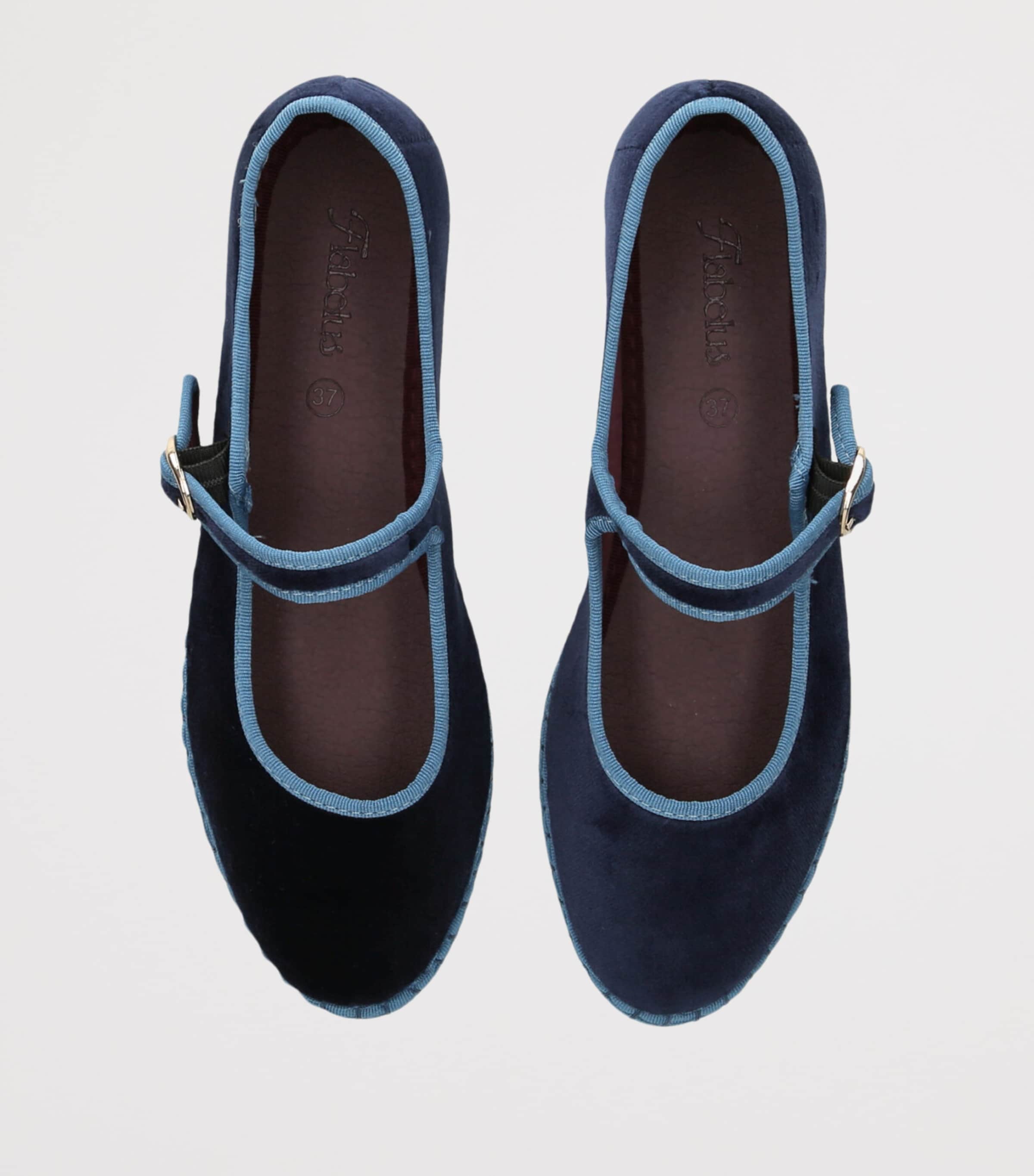 Velvet Montague Mary Janes BLUE/DRK.C Image 4