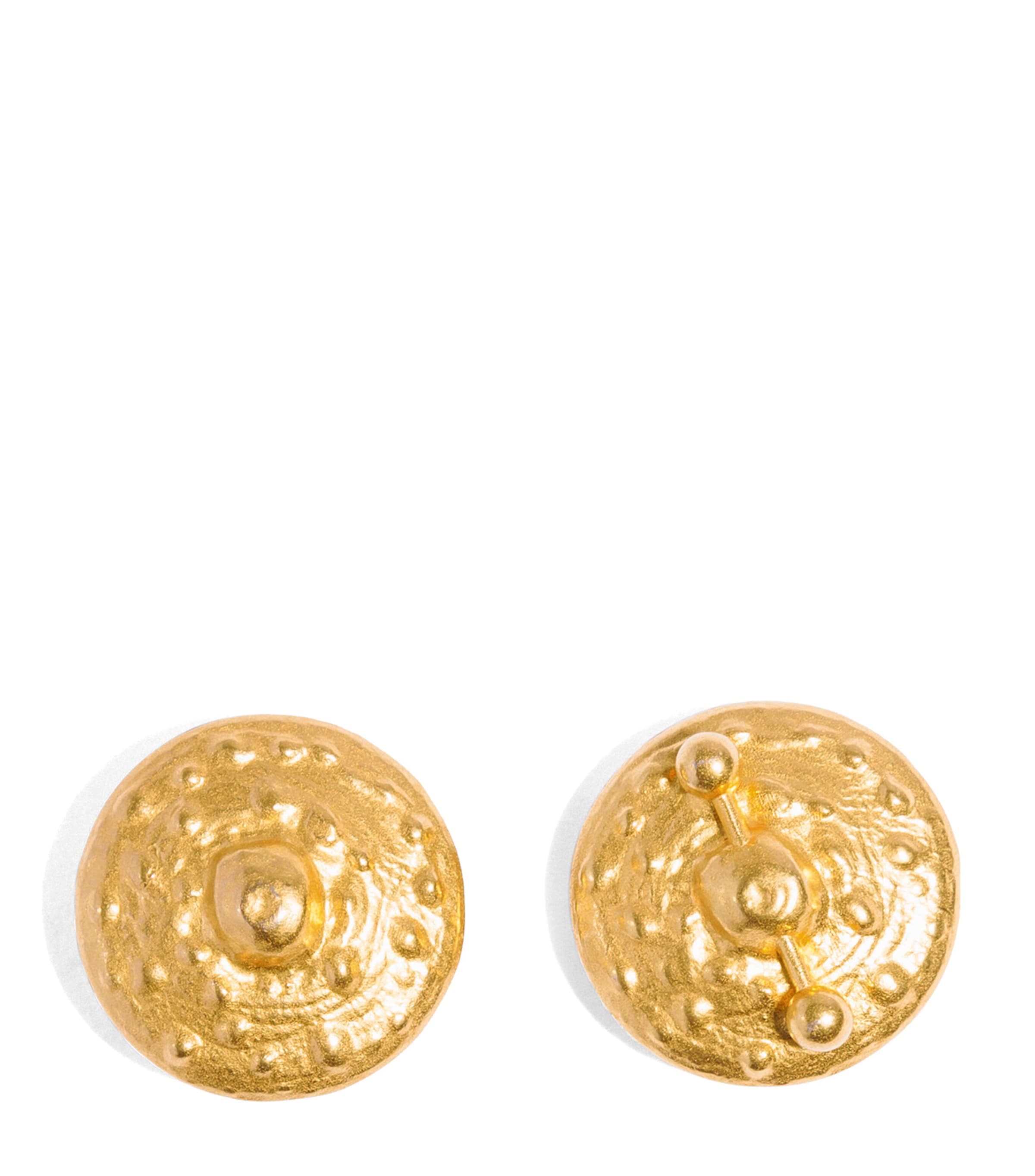 Nipple Stud Earrings 001GOLD Image 1